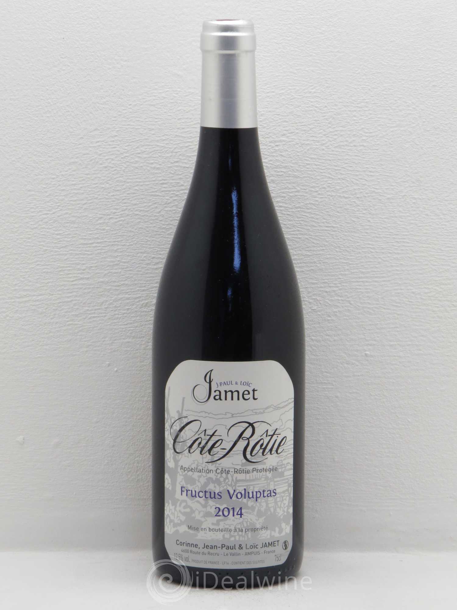 Côte-Rôtie Jamet (Domaine) Fructus Voluptas 2014 - Lot de 1 bouteille - 0