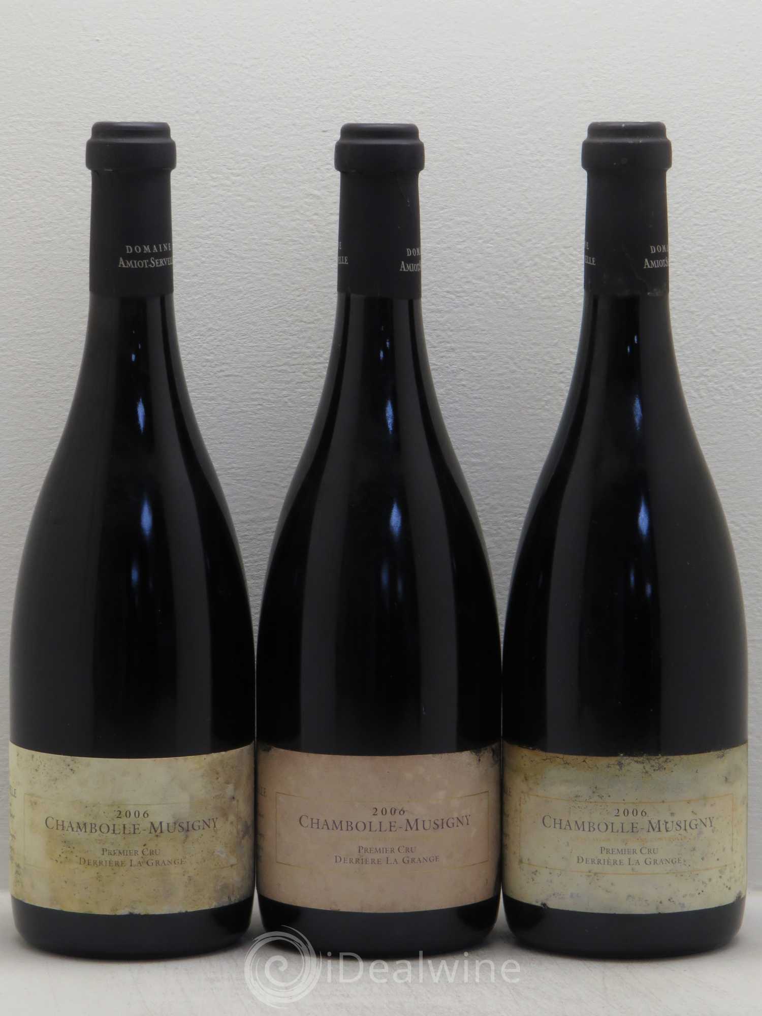 Chambolle-Musigny 1er Cru Derrière la Grange Amiot-Servelle 2006 - Lot de 3 bouteilles - 0