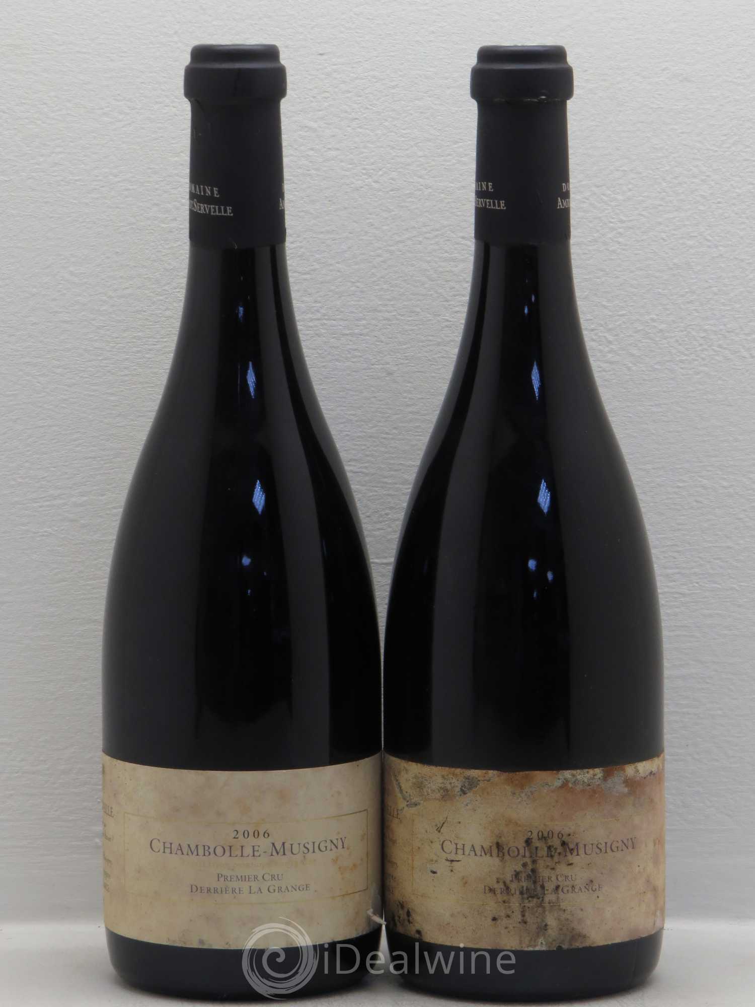 Chambolle-Musigny 1er Cru Derrière la Grange Amiot-Servelle 2006 - Lot de 2 bouteilles - 0
