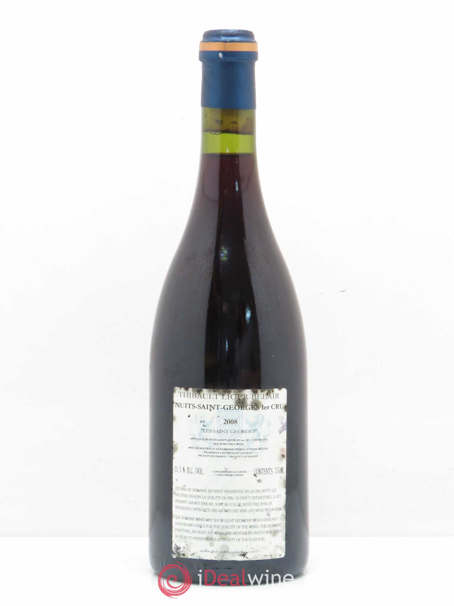 Nuits-Saint-Georges 1er Cru Les Saint-Georges Thibault Liger-Belair 2008 - Lot de 1 bouteille - 1