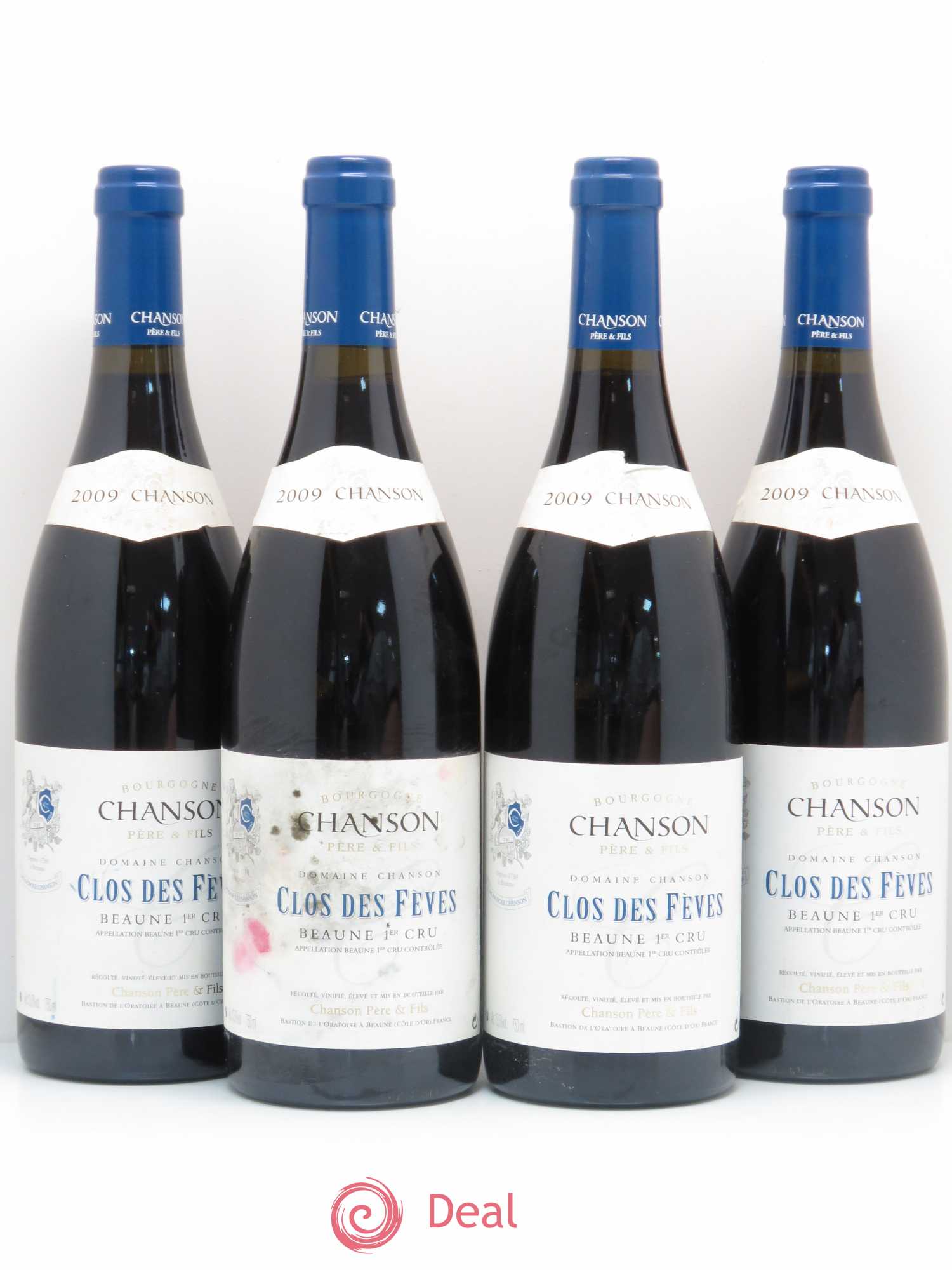Beaune 1er cru Clos des Fèves Chanson 2009 - Posten von 4 Flaschen - 0