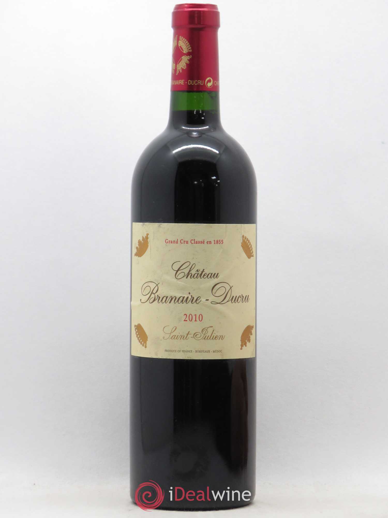 Château Branaire Ducru 4ème Grand Cru Classé 2010 - Lot de 1 bouteille - 0
