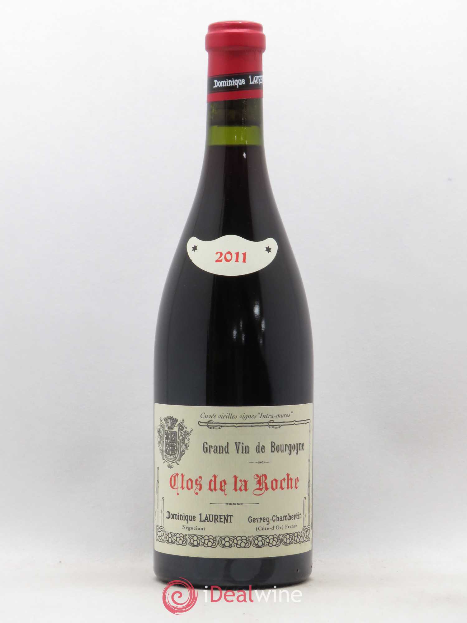Clos de la Roche Grand Cru Vieilles vignes Intra-muros Dominique Laurent Vieilles Vignes Intra Muros 2011 - Posten von 1 Flasche - 0