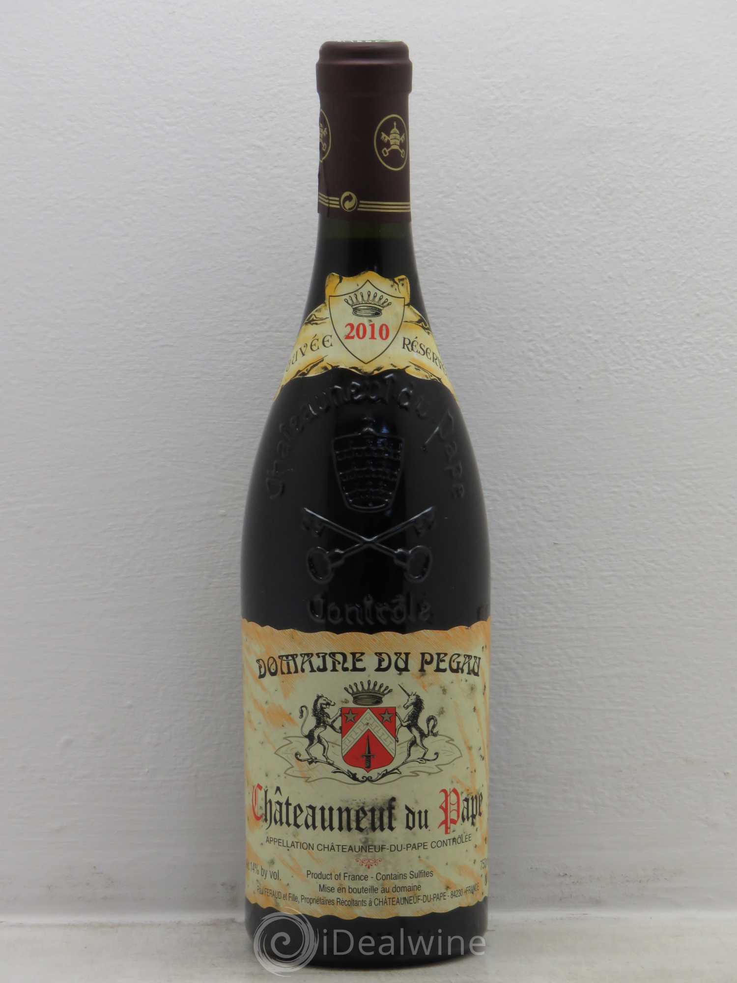 Châteauneuf-du-Pape Domaine du Pégau Cuvée Réservée Paul et Laurence Féraud 2010 - Lot de 1 bouteille - 0