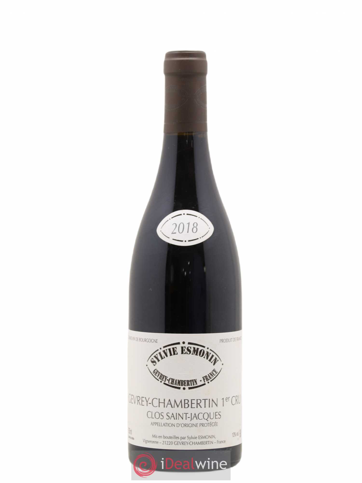 Gevrey-Chambertin 1er Cru Clos Saint Jacques Sylvie Esmonin 2018 - Posten von 1 Flasche - 0