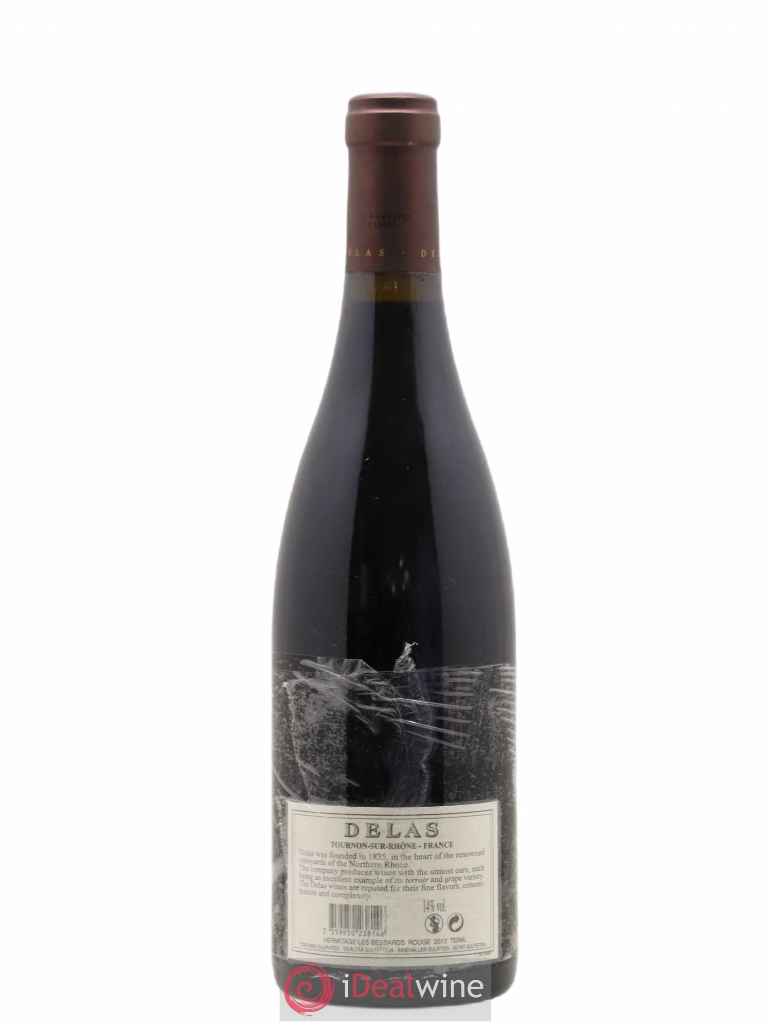 Hermitage Les Bessards Delas Frères 2010 - Lot de 1 bouteille - 1
