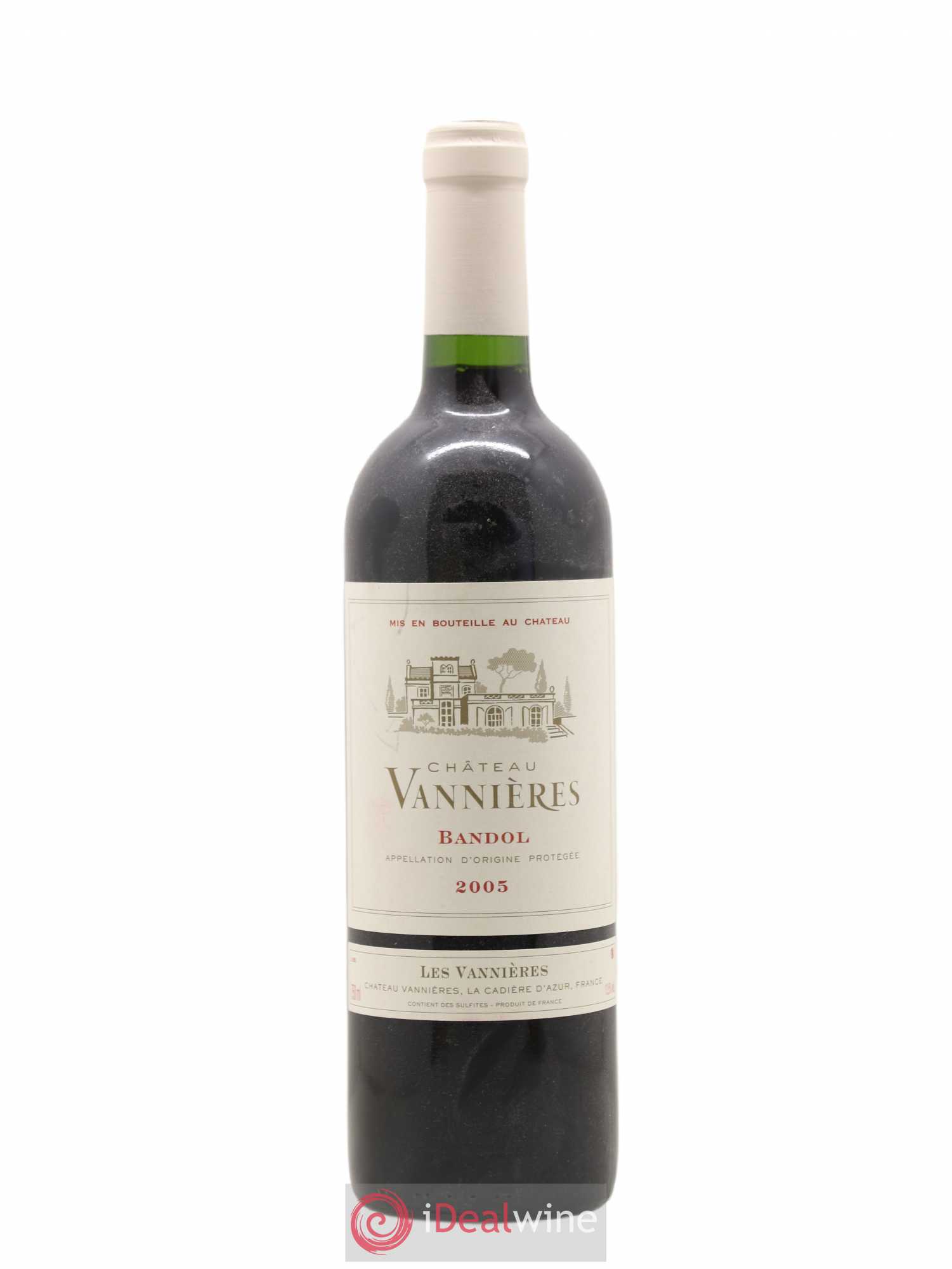 Bandol Château Vannières Éric et Charles-Éric Boisseaux 2005 - Lot de 1 bouteille - 0