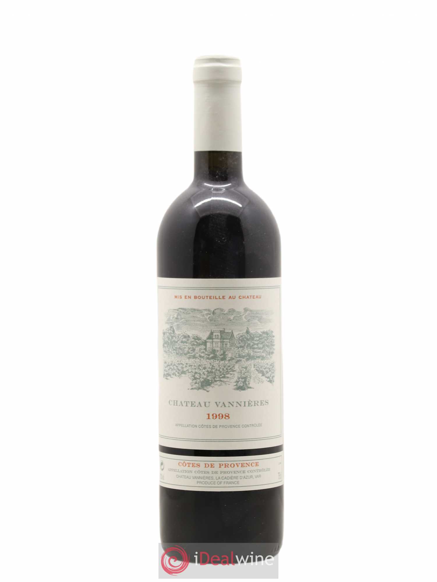 Côtes de Provence Vannières 1998 - Lot de 1 bouteille - 0