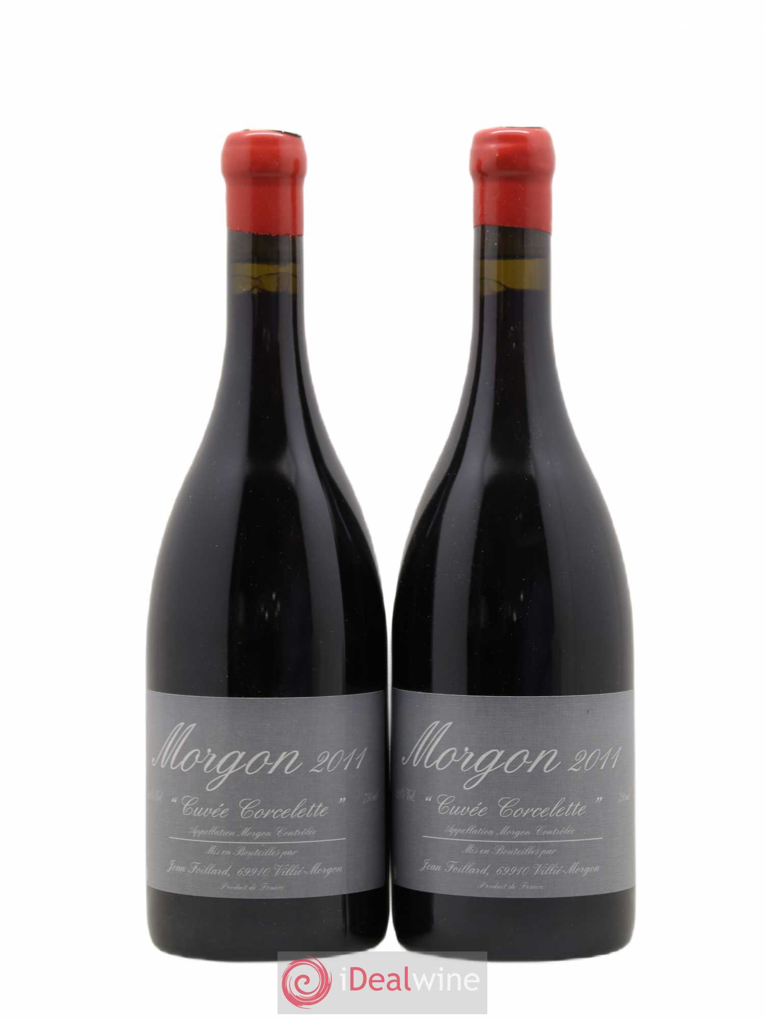 Morgon Corcelette Jean Foillard 2011 - Lot de 2 bouteilles - 0