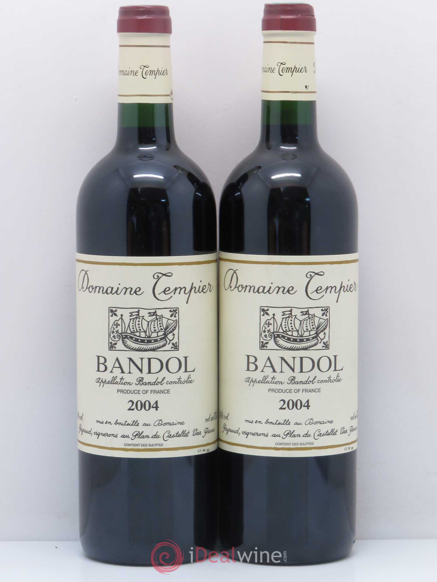 Bandol Domaine Tempier Famille Peyraud 2004 - Lot de 2 bouteilles - 0