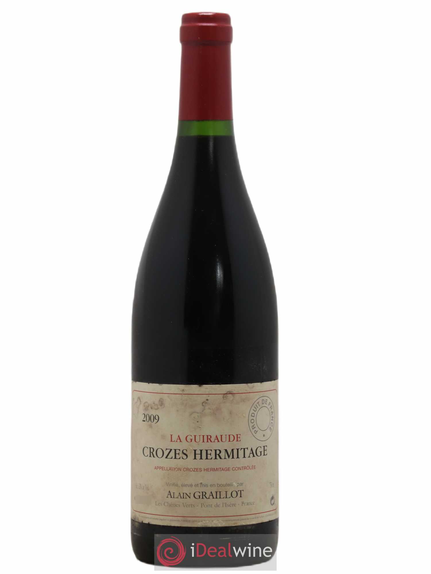 Crozes-Hermitage La Guiraude Domaine Graillot 2009 - Lot de 1 bouteille - 0