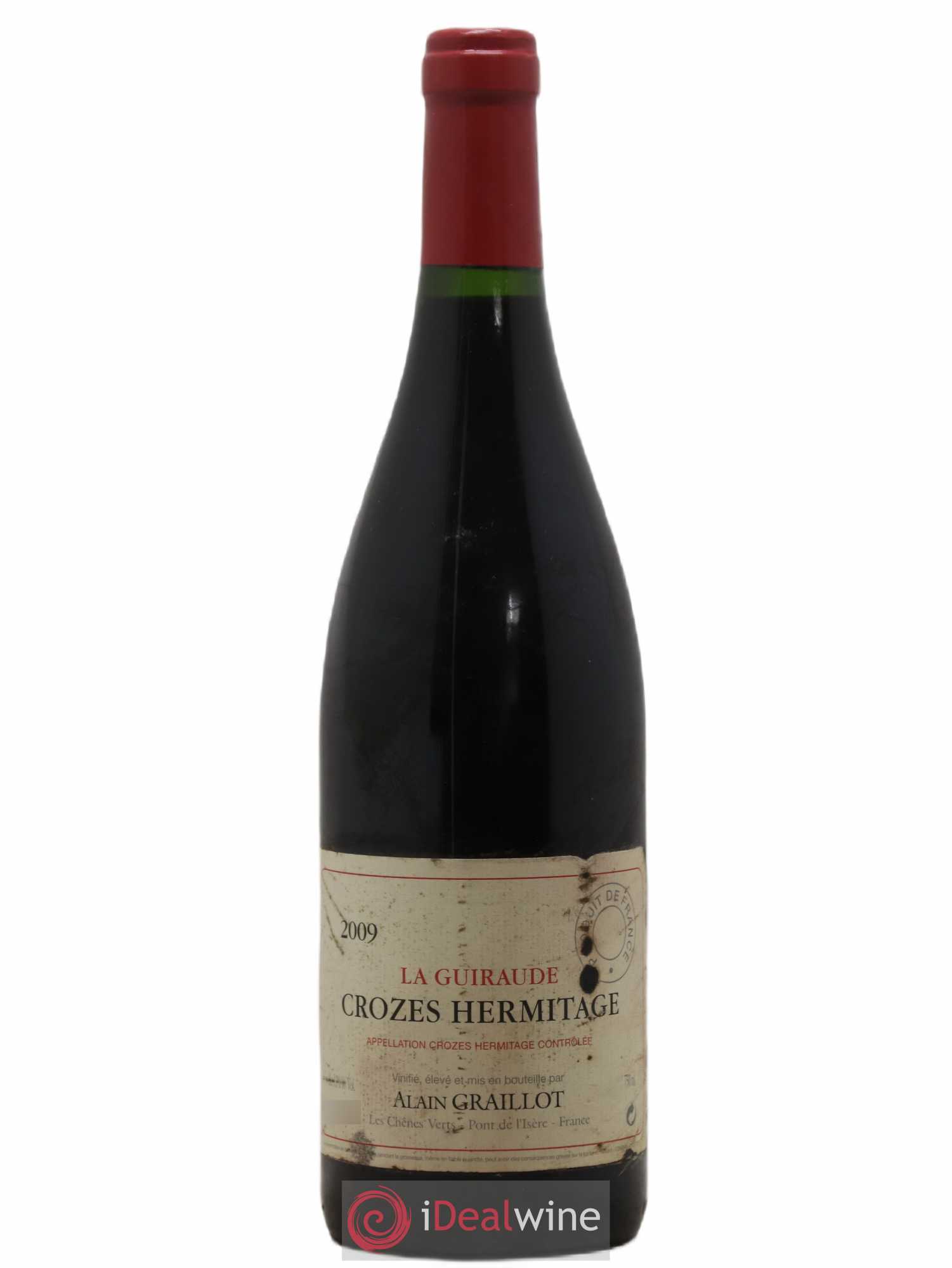 Crozes-Hermitage La Guiraude Domaine Graillot 2009 - Lot de 1 bouteille - 0