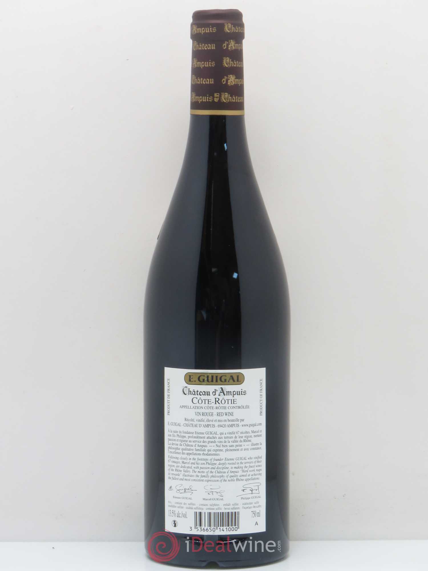 Côte-Rôtie Château d'Ampuis Guigal 2008 - Lot de 1 bouteille - 1
