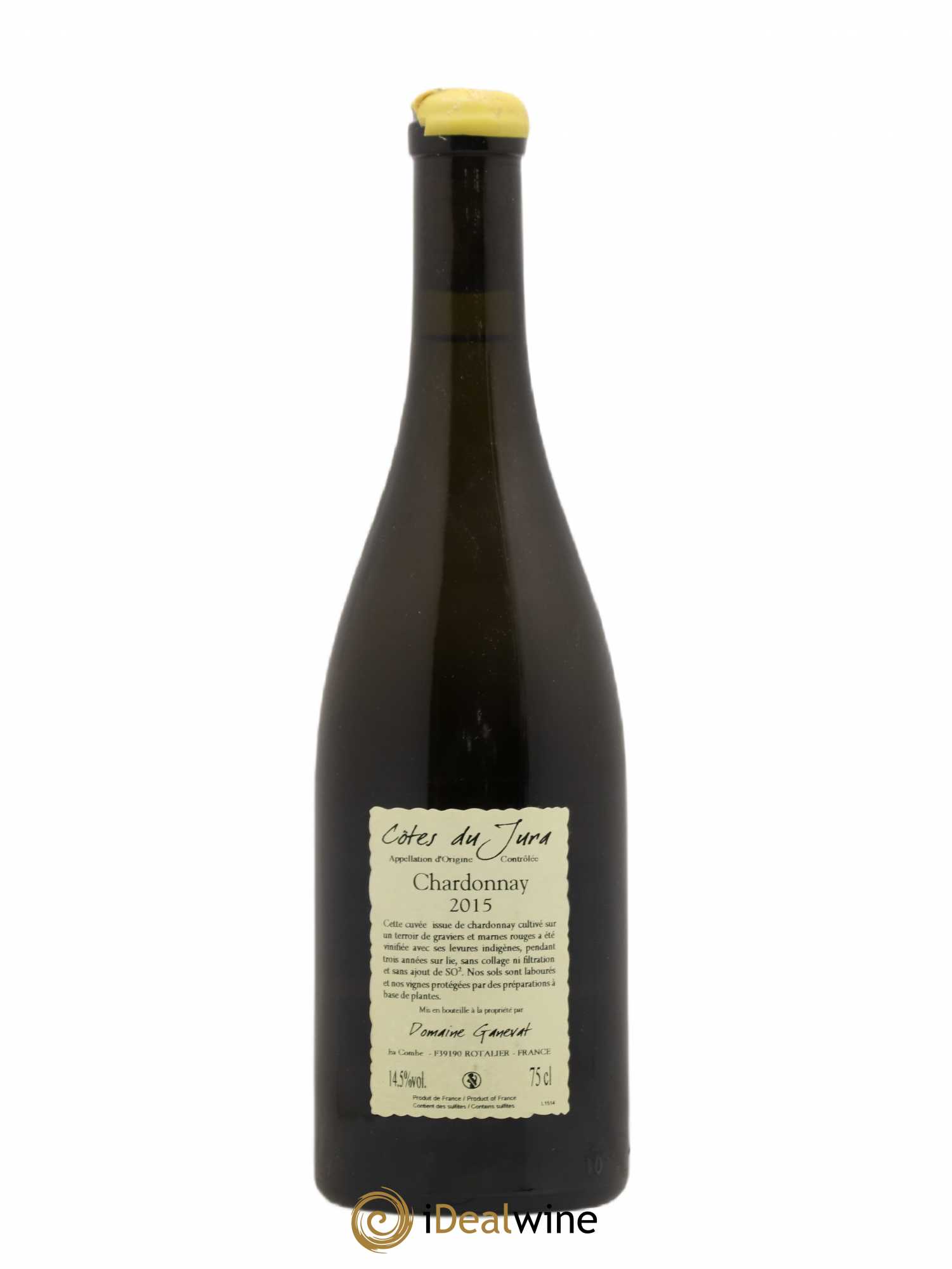 Côtes du Jura Les Gryphées Vieilles Vignes Jean-François Ganevat (Domaine) 2015 - Lot de 1 bouteille - 1