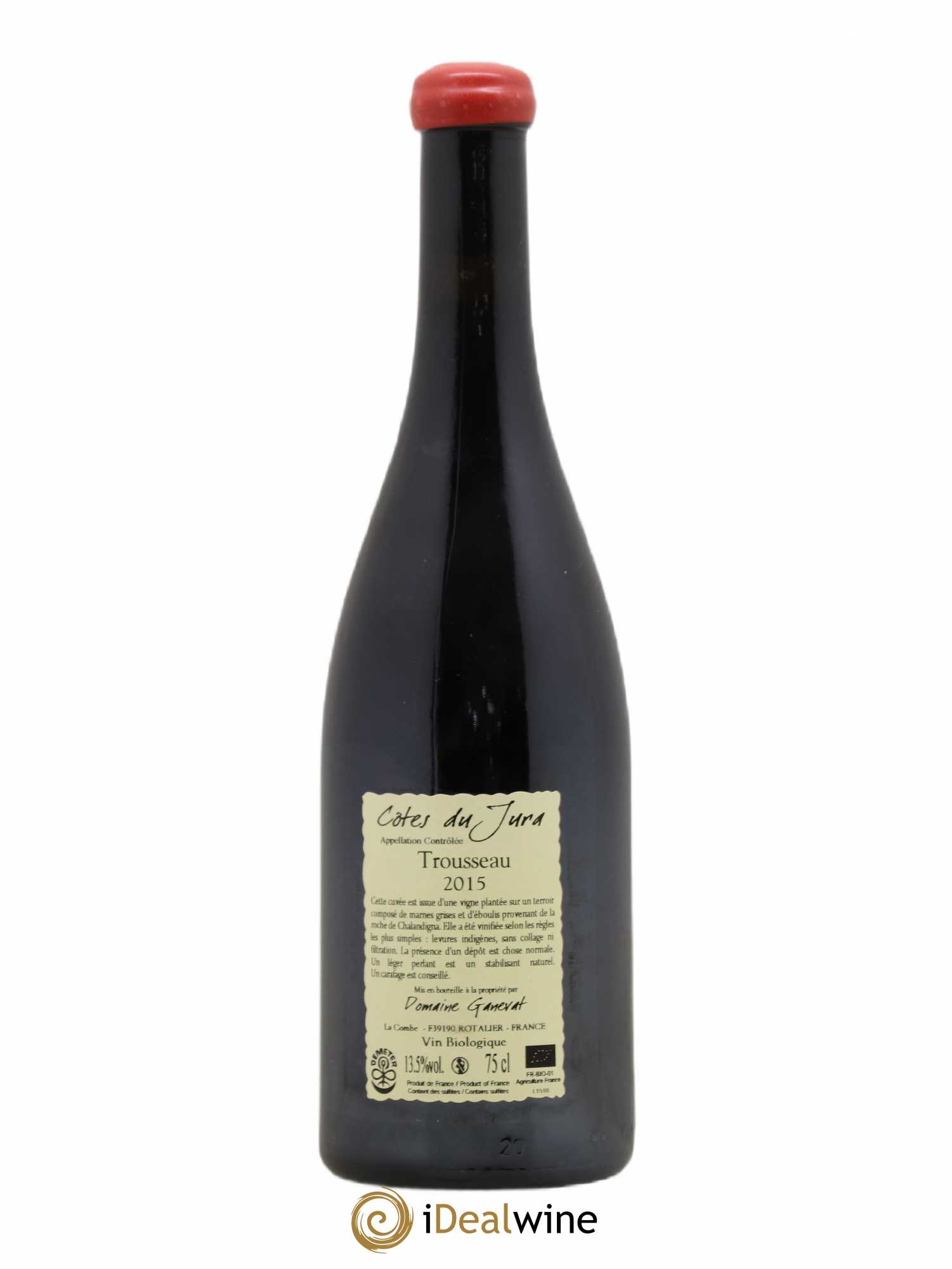 Côtes du Jura Plein Sud Jean-François Ganevat (Domaine) 2015 - Lot de 1 bouteille - 1
