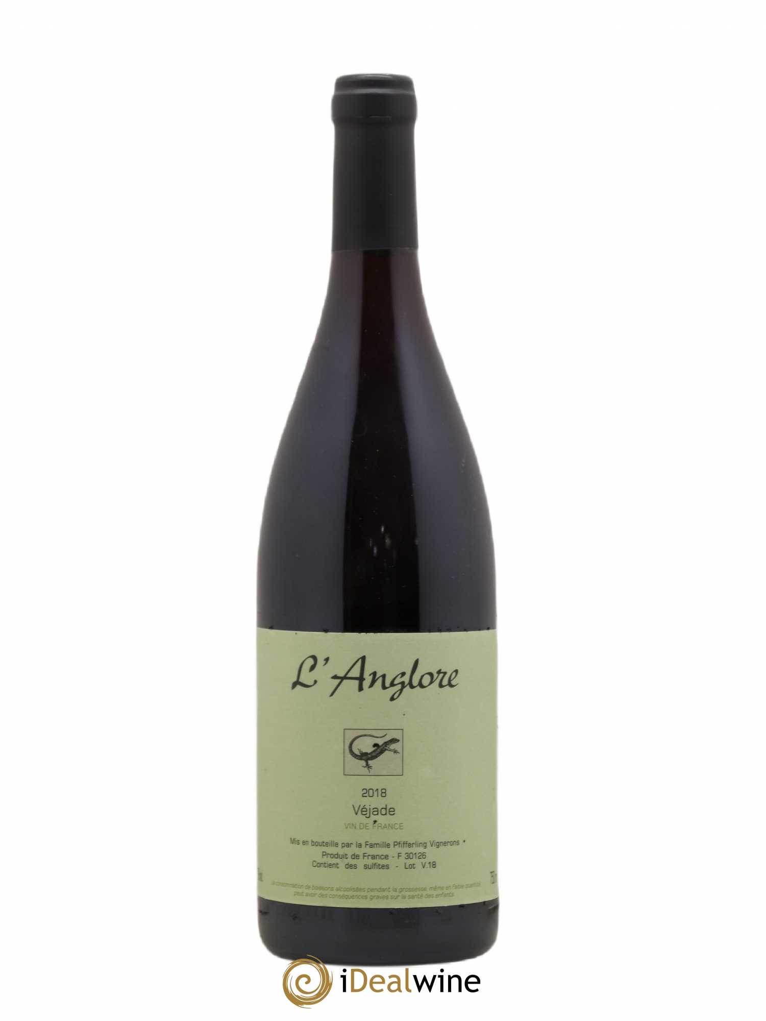 Vin de France Véjade L'Anglore 2018 - Lot de 1 bouteille - 0