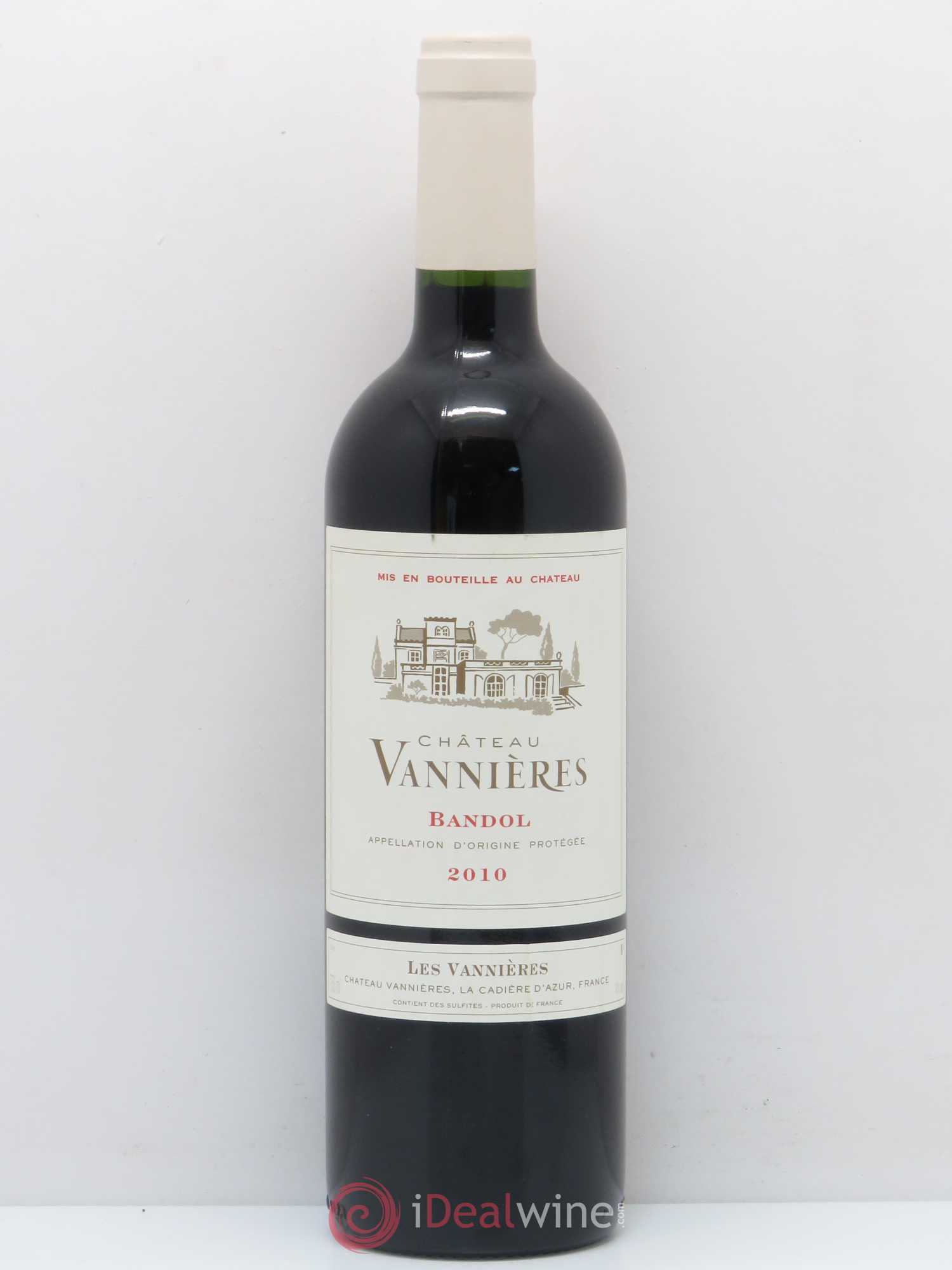 Bandol Château Vannières Éric et Charles-Éric Boisseaux 2010 - Lot de 1 bouteille - 0