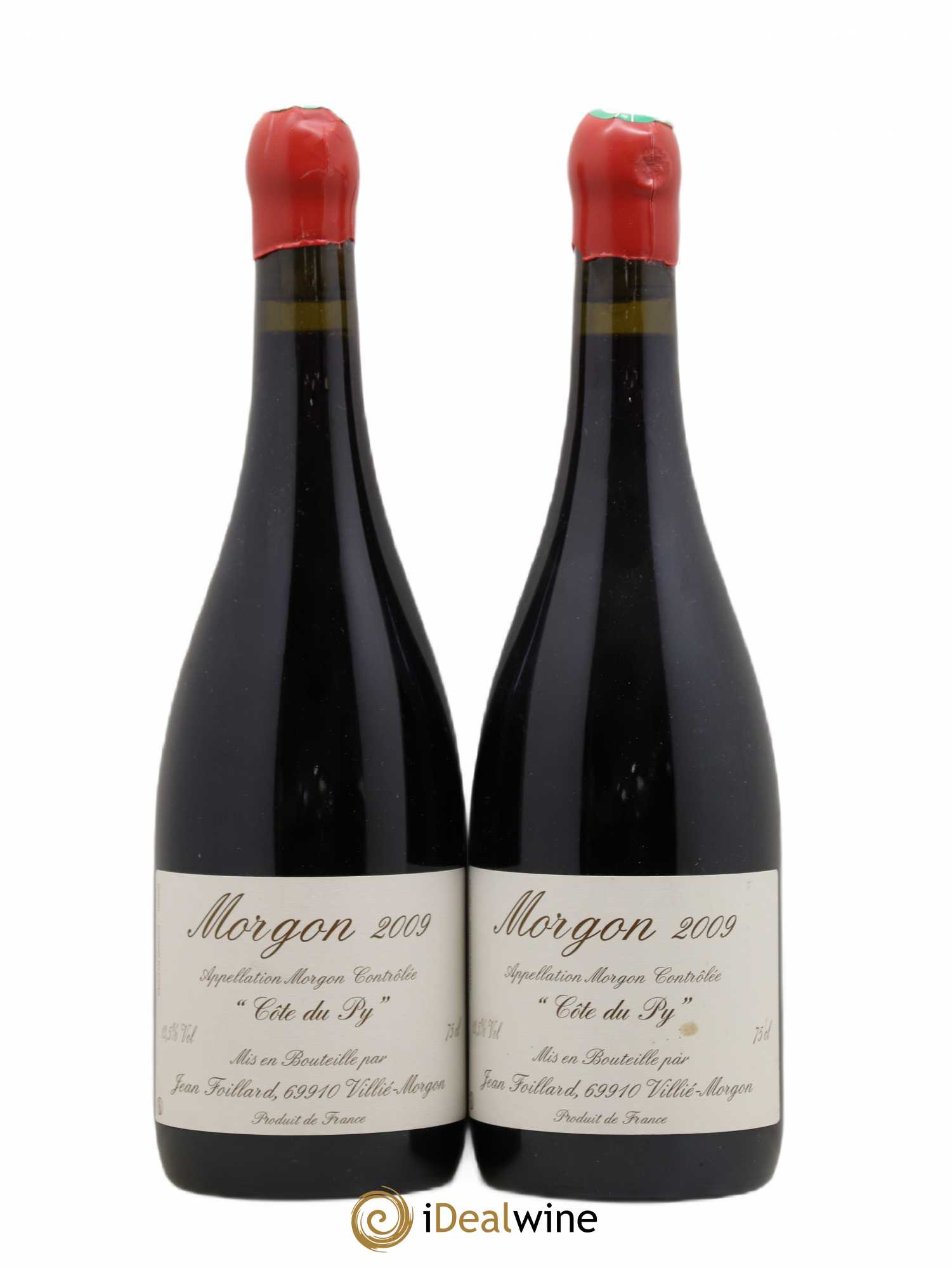 Morgon Côte du Py Jean Foillard 2009 - Lot de 2 bouteilles - 0