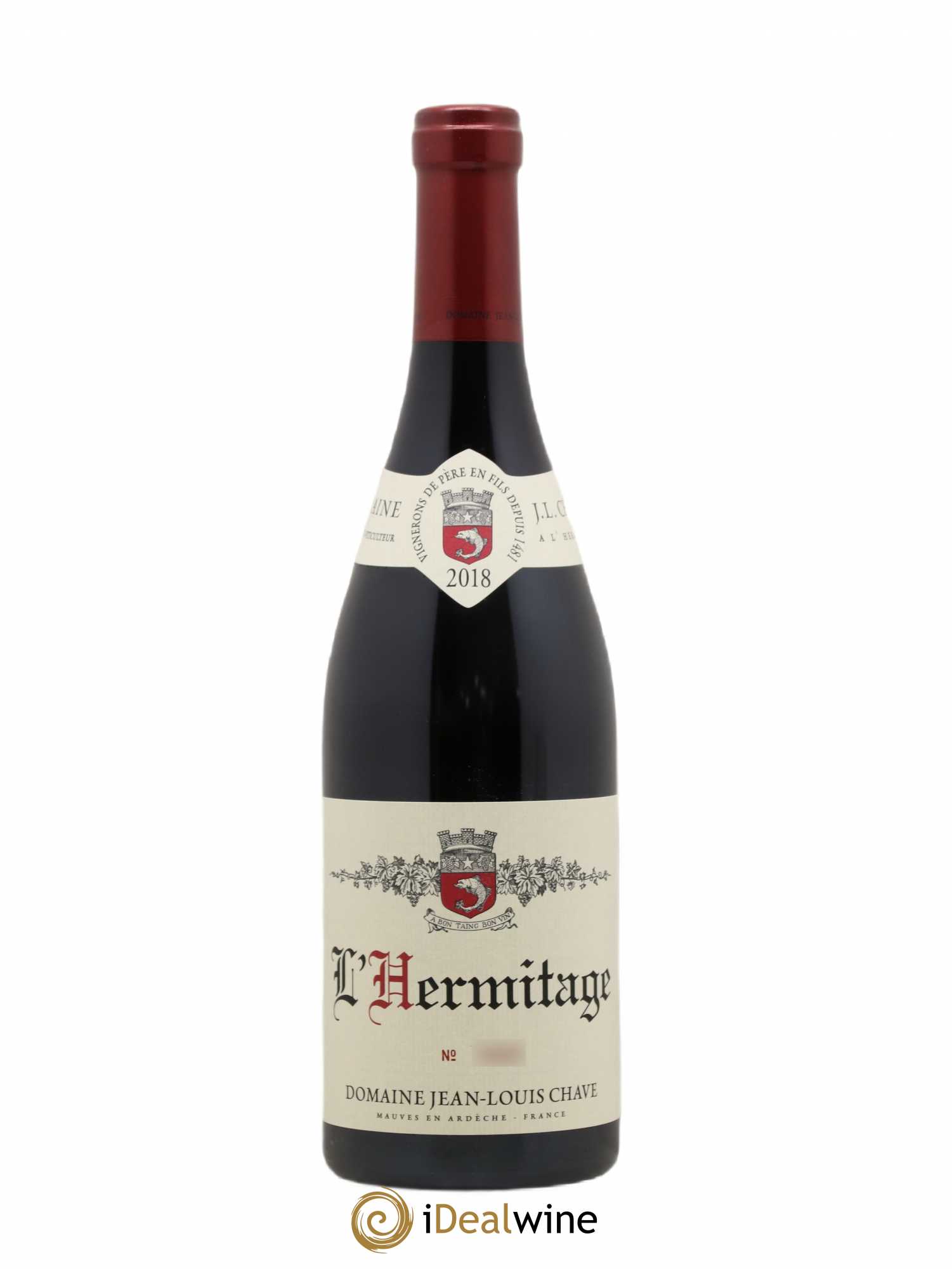 Hermitage Jean-Louis Chave 2018 - Lot de 1 bouteille - 0