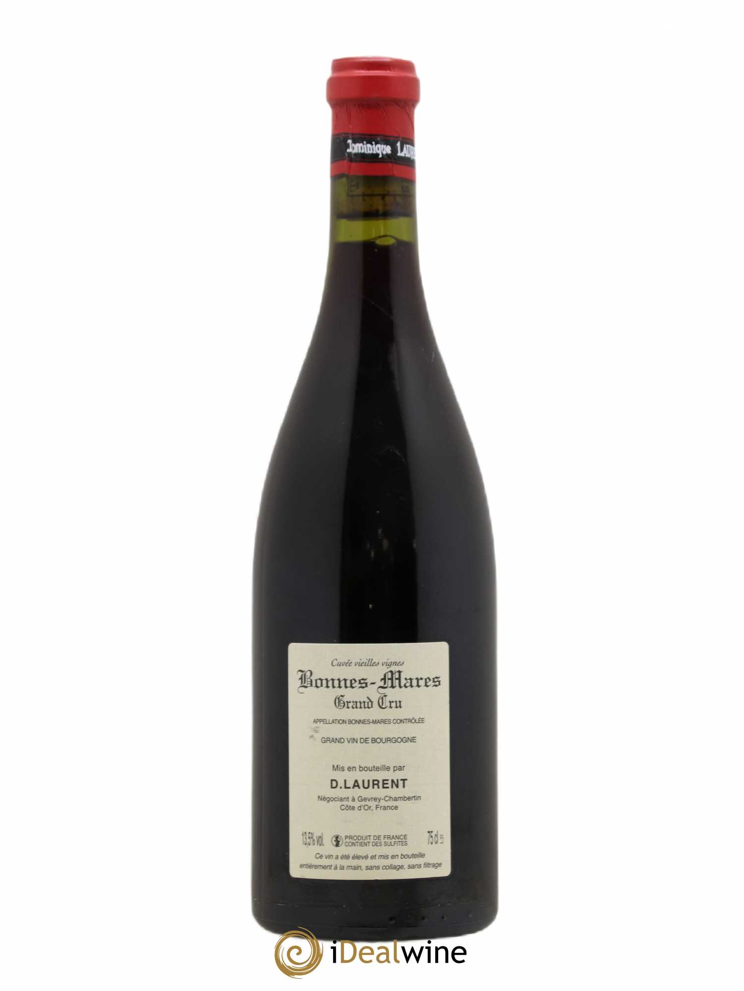 Bonnes-Mares Grand Cru Grande Cuvée Vieilles Vignes Dominique Laurent 2010 - Lot de 1 bouteille - 1