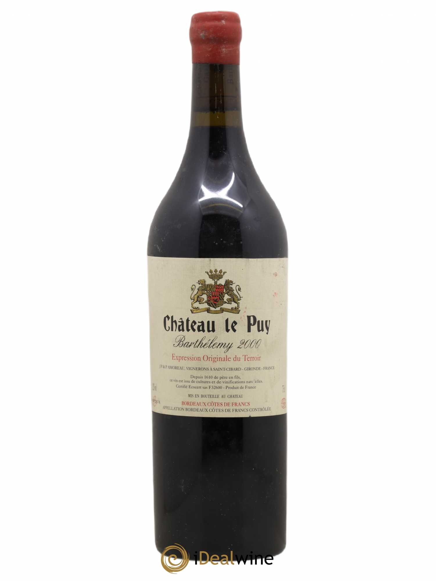 Le Puy - Cuvée Barthélemy 2000 - Lot de 1 bouteille - 0