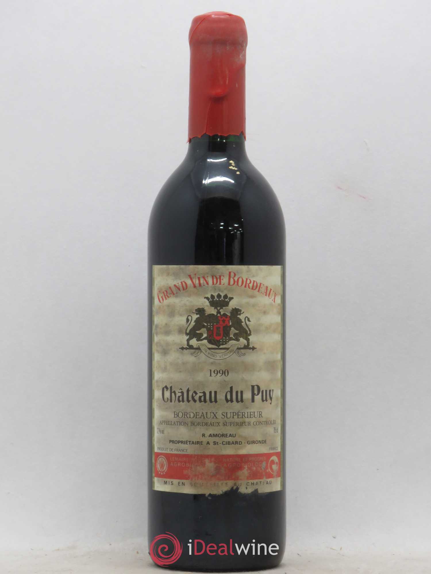 Château Le Puy 1990 - Lot de 1 bouteille - 0