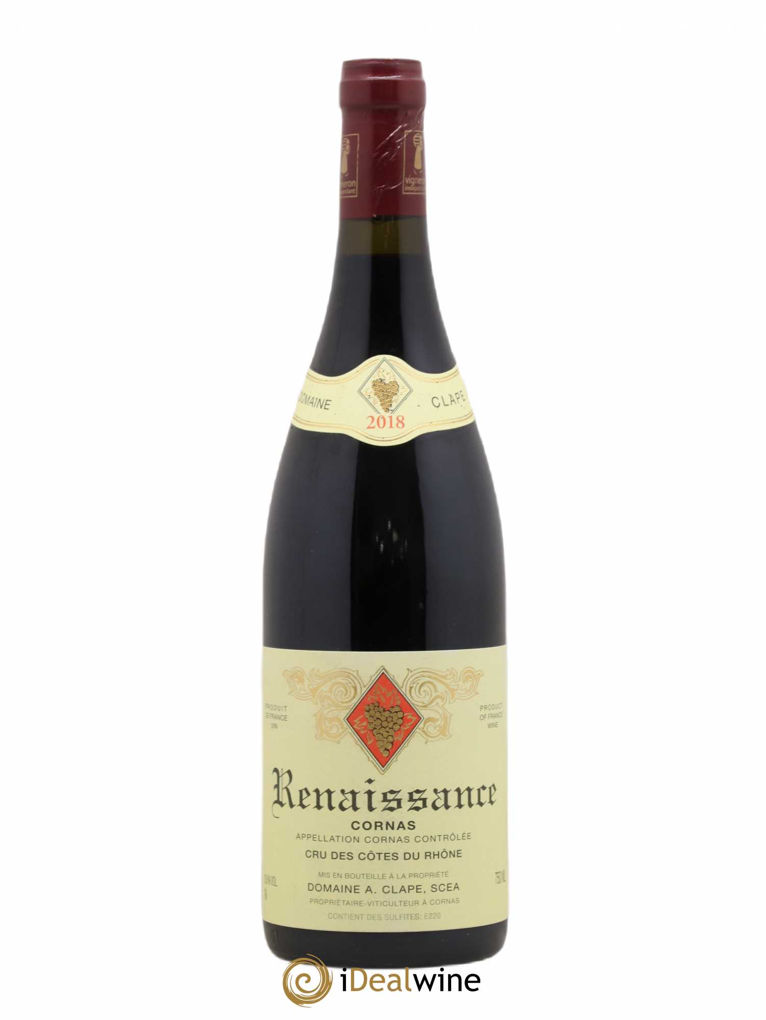 Cornas Renaissance Auguste Clape 2018 - Lot de 1 bouteille - 0