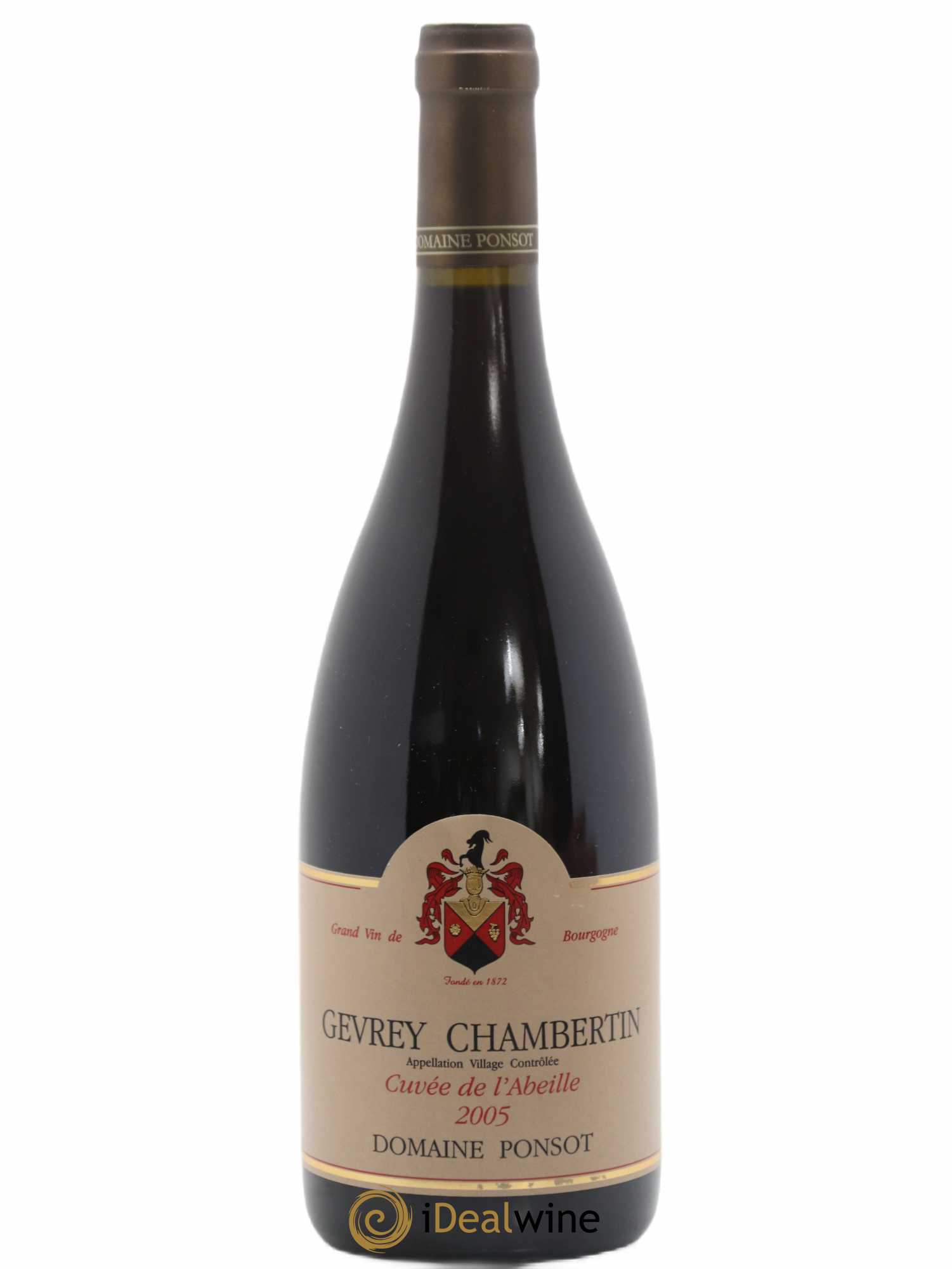 Gevrey-Chambertin Cuvée de l'Abeille Ponsot (Domaine) 2005 - Lot de 1 bouteille - 0