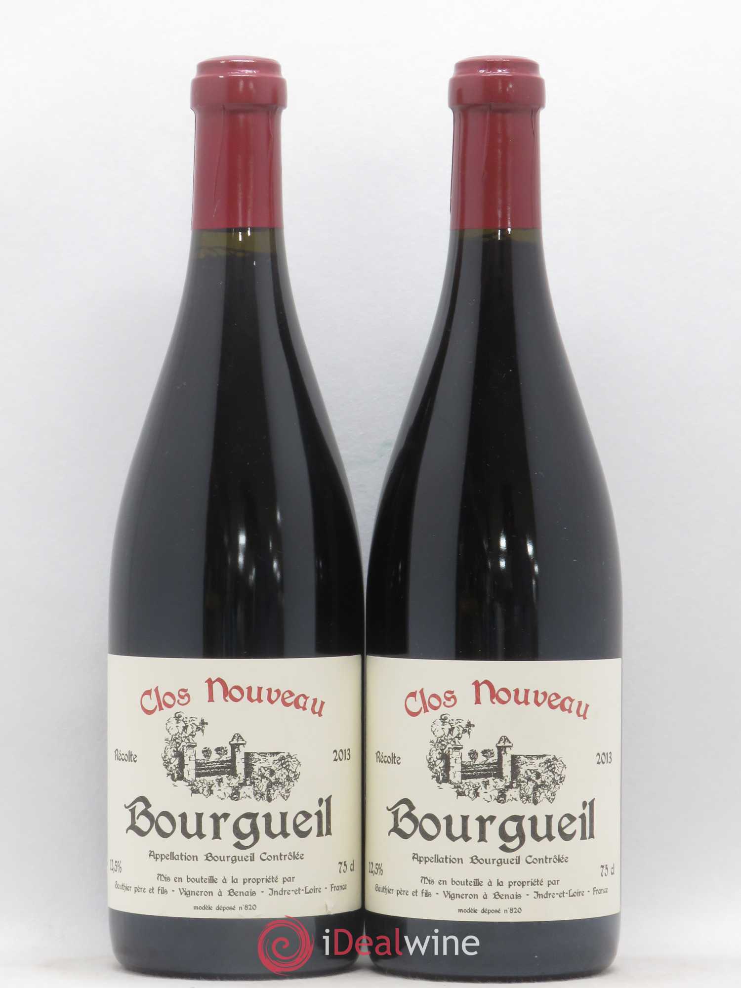 Bourgueil Clos Nouveau Domaine du Bel Air 2013 - Lot de 2 bouteilles - 0
