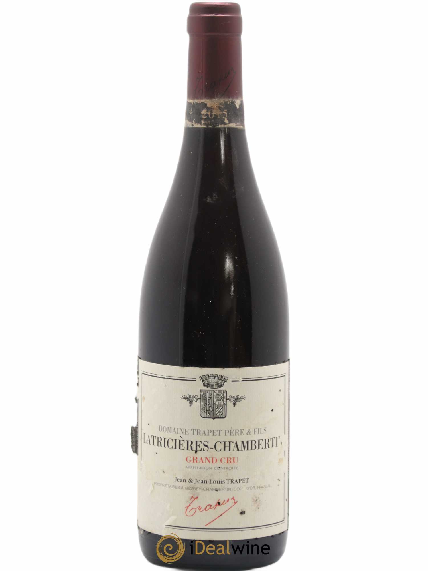 Latricières-Chambertin Grand Cru Domaine Trapet 2015 - Lot de 1 bouteille - 0
