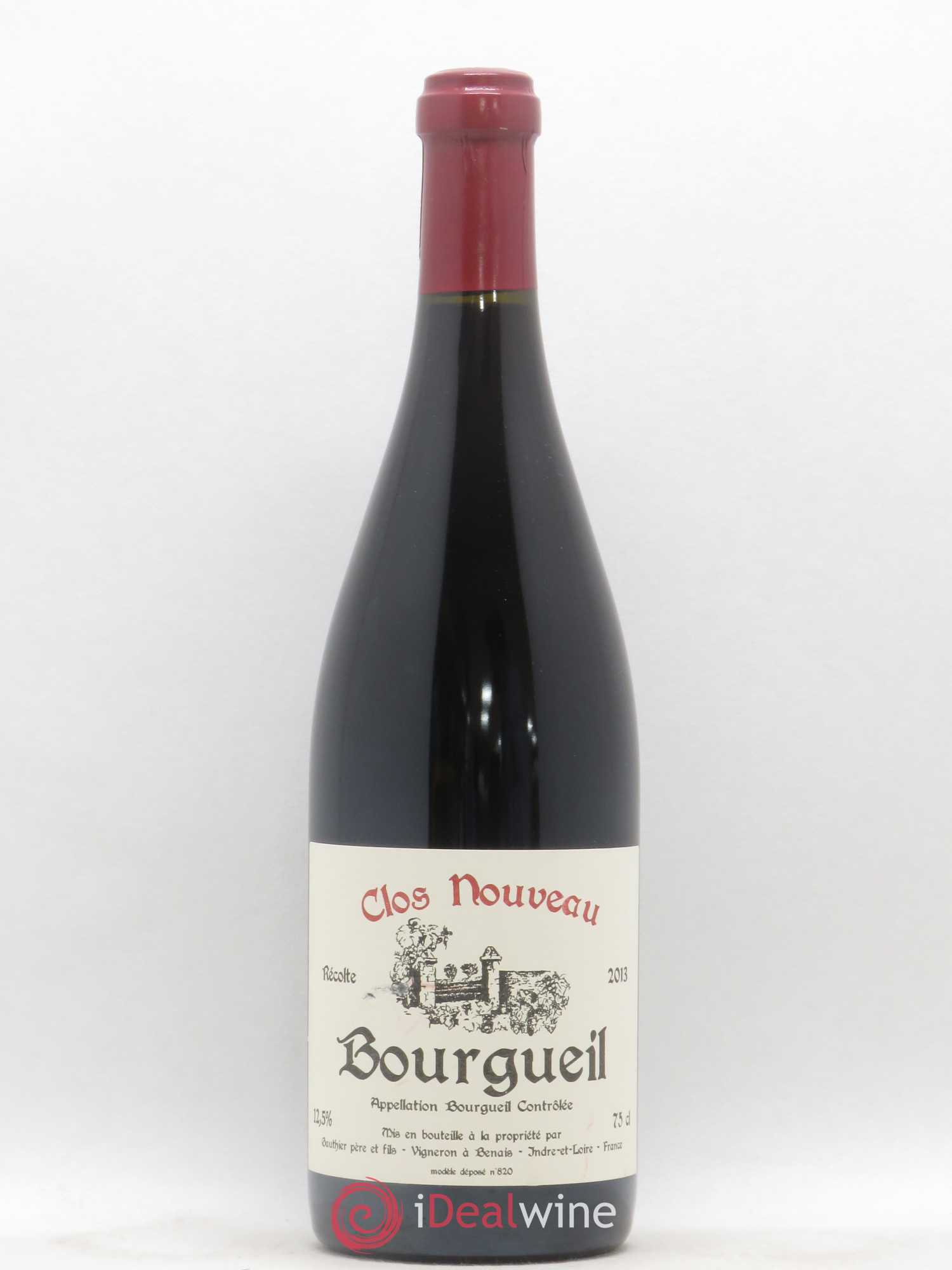 Bourgueil Clos Nouveau Domaine du Bel Air 2013 - Lot de 1 bouteille - 0