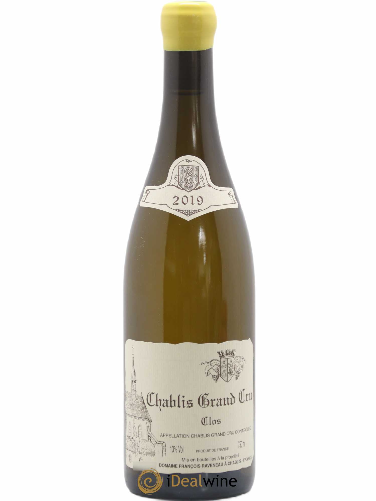 Chablis Grand Cru Clos Raveneau (Domaine) 2019 - Lot de 1 bouteille - 0