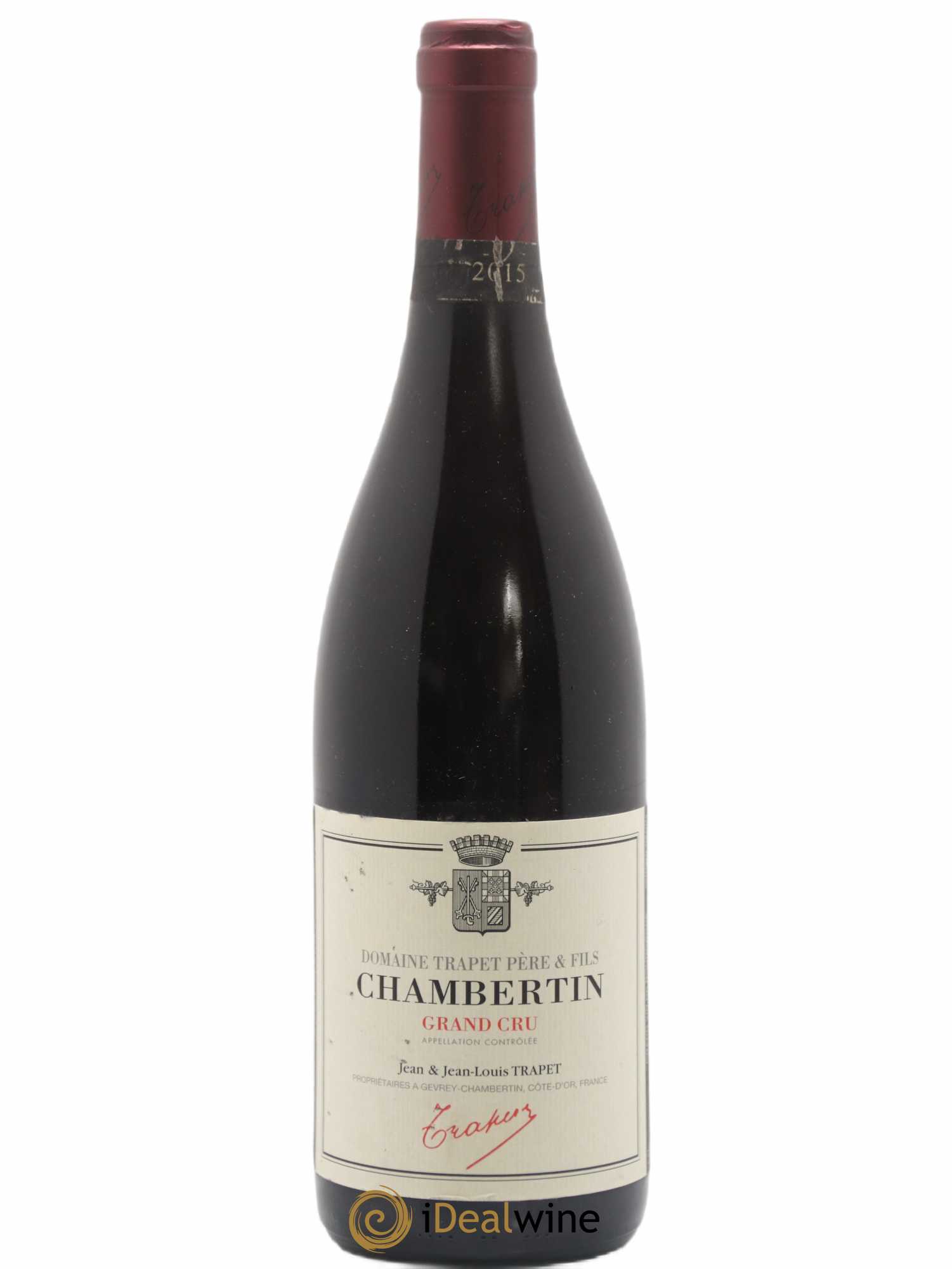 Chambertin Grand Cru Domaine Trapet 2015 - Lot de 1 bouteille - 0