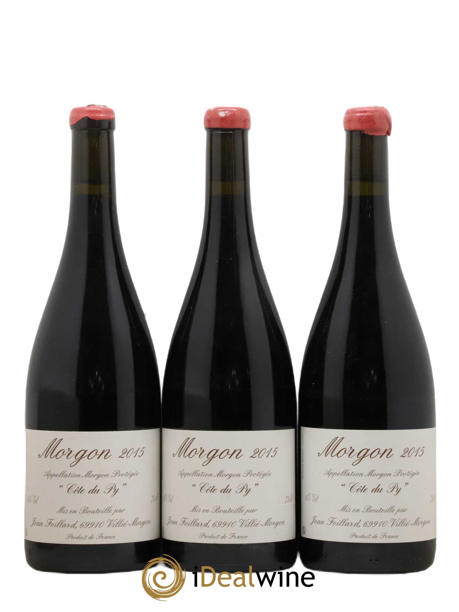 Morgon Côte du Py Jean Foillard 2015 - Lot de 3 bouteilles - 0