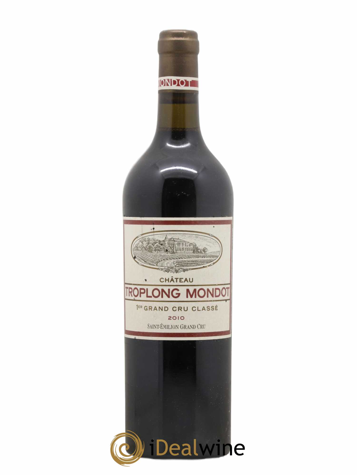 Château Troplong Mondot 1er Grand Cru Classé B 2010 - Lot de 1 bouteille - 0