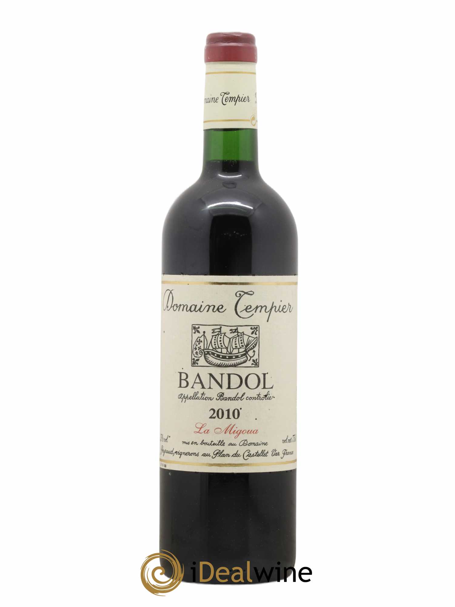Bandol Domaine Tempier Cuvée La Migoua Famille Peyraud 2010 - Lot de 1 bouteille - 0