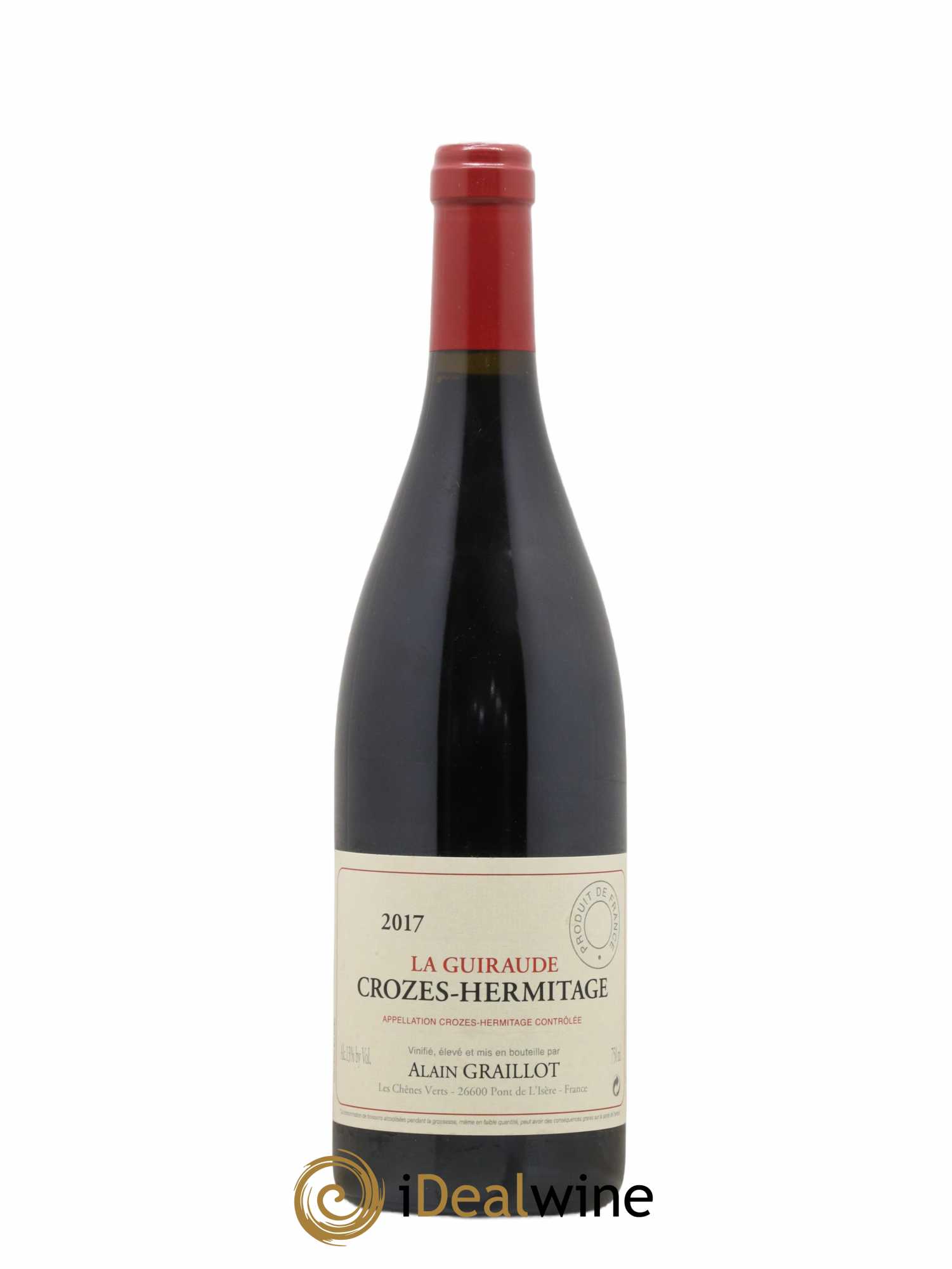 Crozes-Hermitage La Guiraude Domaine Graillot 2017 - Lot of 1 bottle - 0