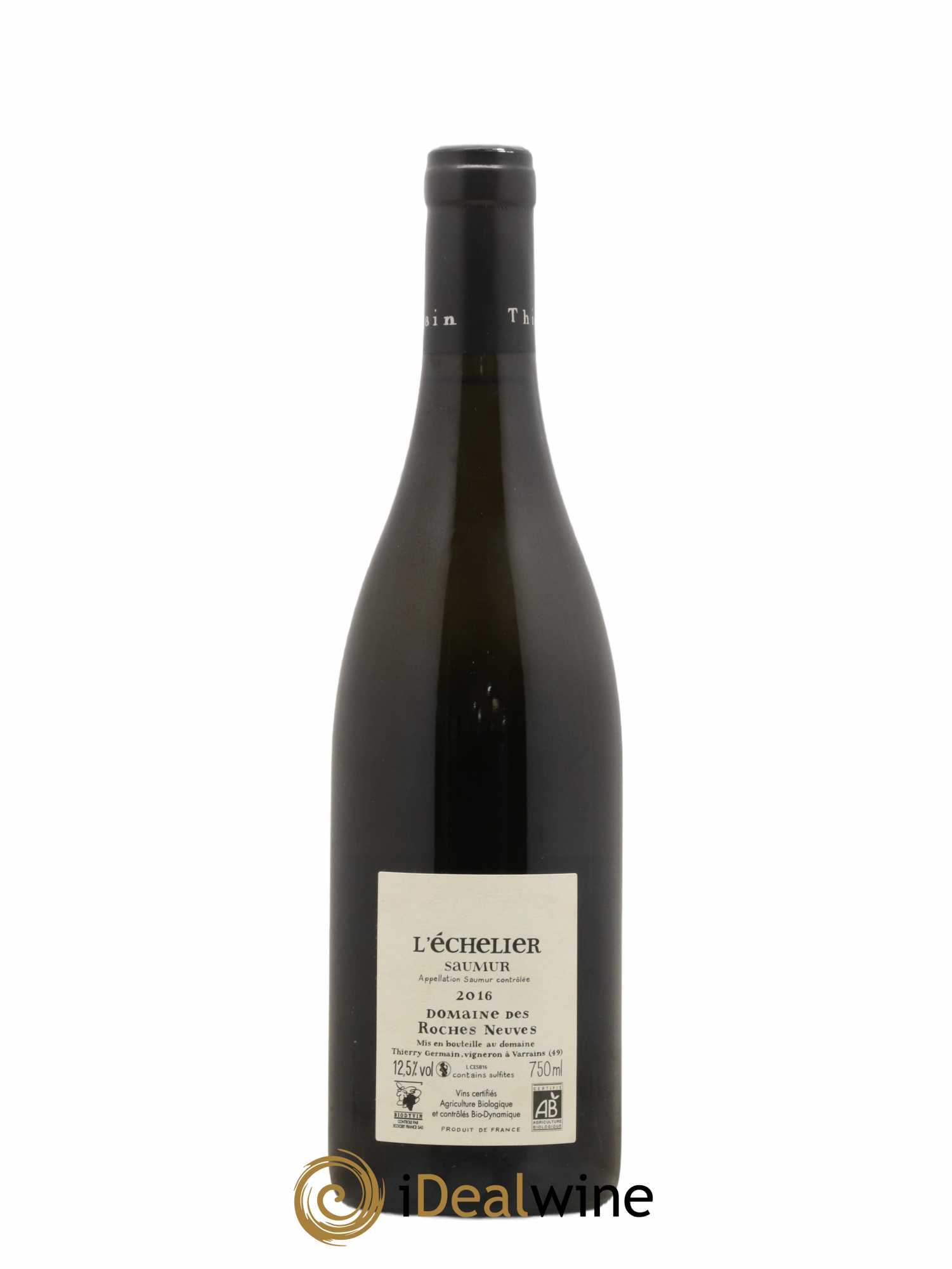Saumur l'Echelier Domaine des Roches Neuves - Thierry Germain 2016 - Lot de 1 bouteille - 1