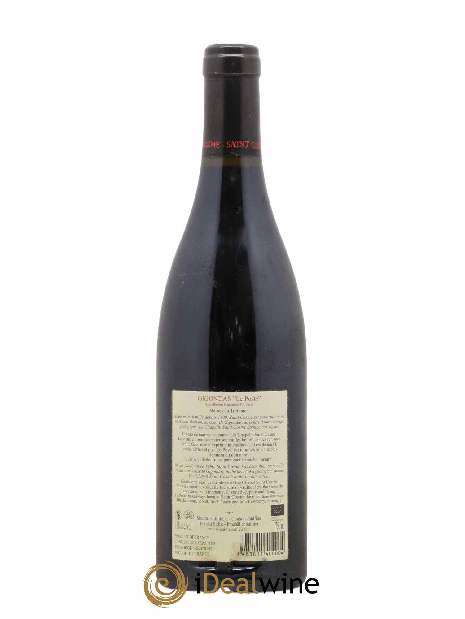 Gigondas Le Poste Saint Cosme  (no reserve) 2015 - Lot of 1 bottle - 1