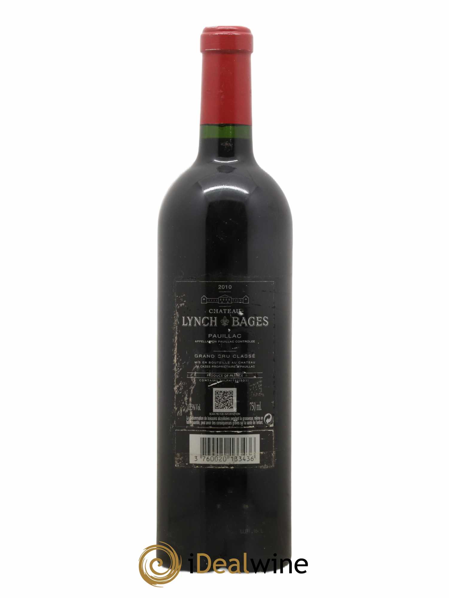 Château Lynch Bages 5ème Grand Cru Classé 2010 - Lot of 1 bottle - 1