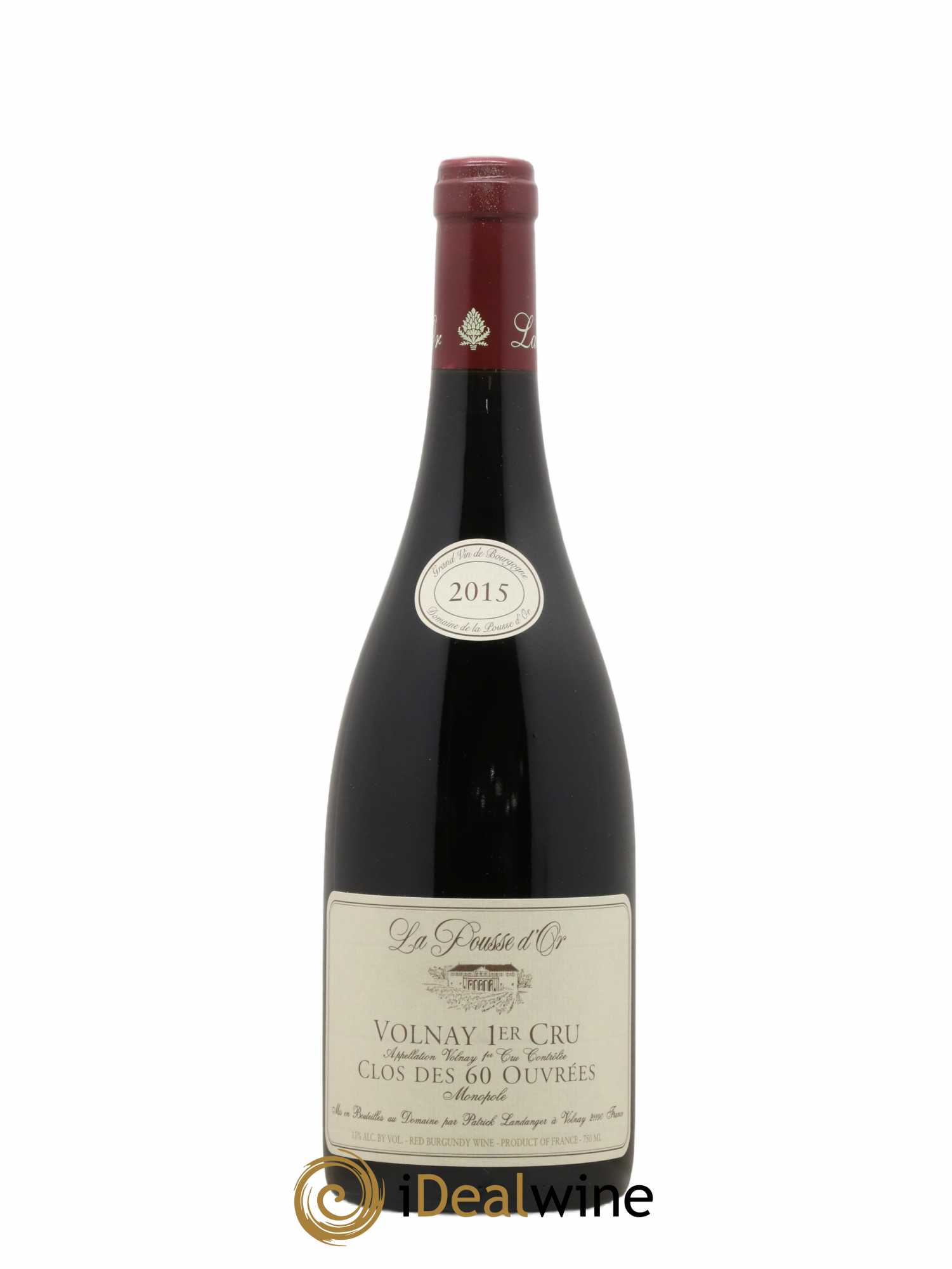 Volnay 1er Cru Clos des 60 ouvrées La Pousse d'Or (Domaine de) 2015 - Lot de 1 bouteille - 0