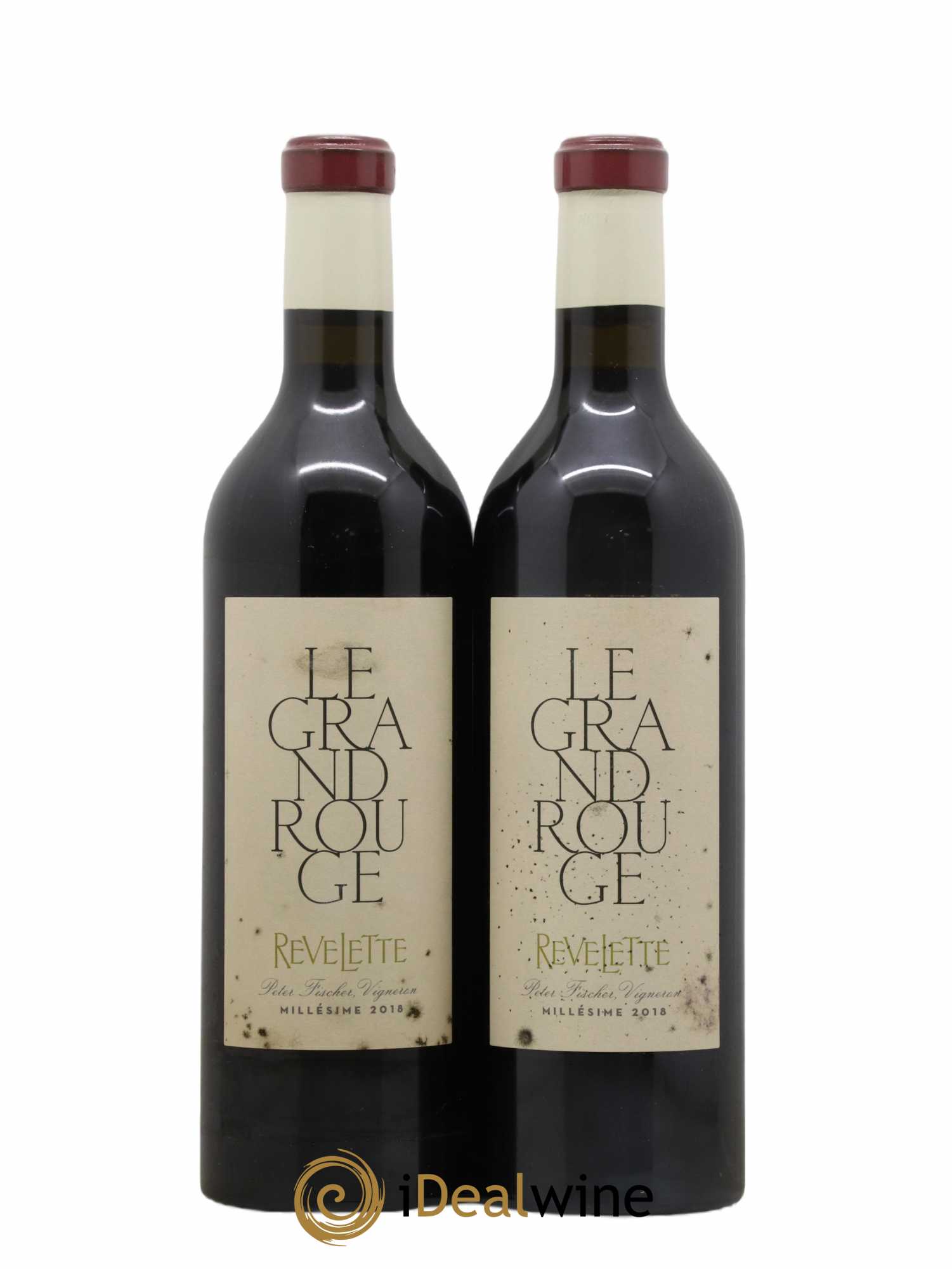 Méditerranée Château Revelette Le Grand Rouge Sandra & Peter Fischer 2018 - Lot de 2 bouteilles - 0
