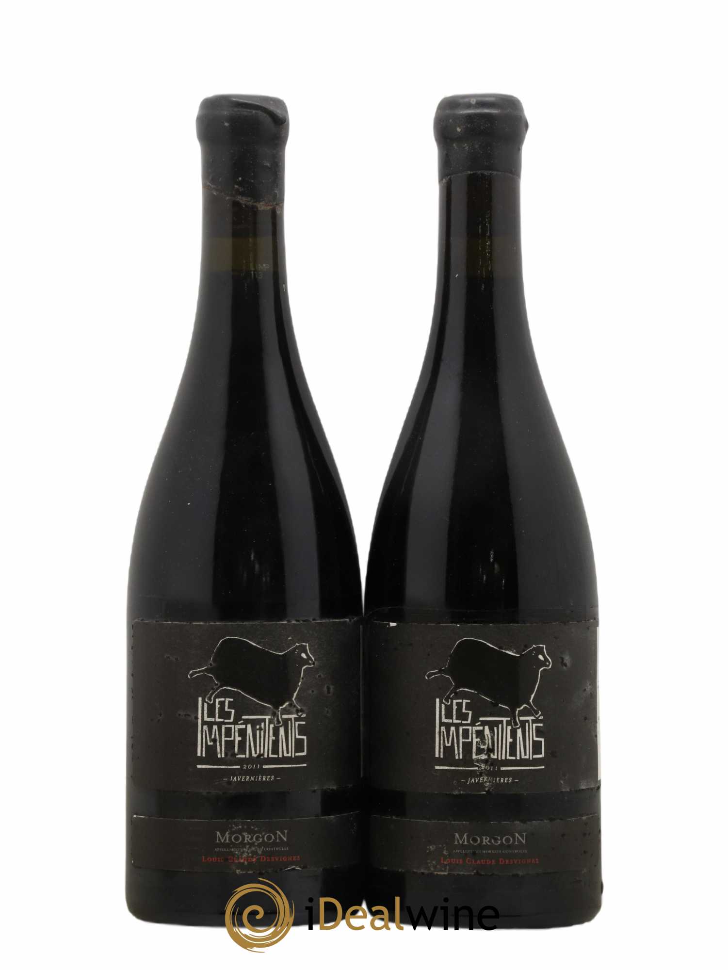 Morgon Javernières Les Impénitents Louis-Claude Desvignes 2011 - Lot of 2 bottles - 0