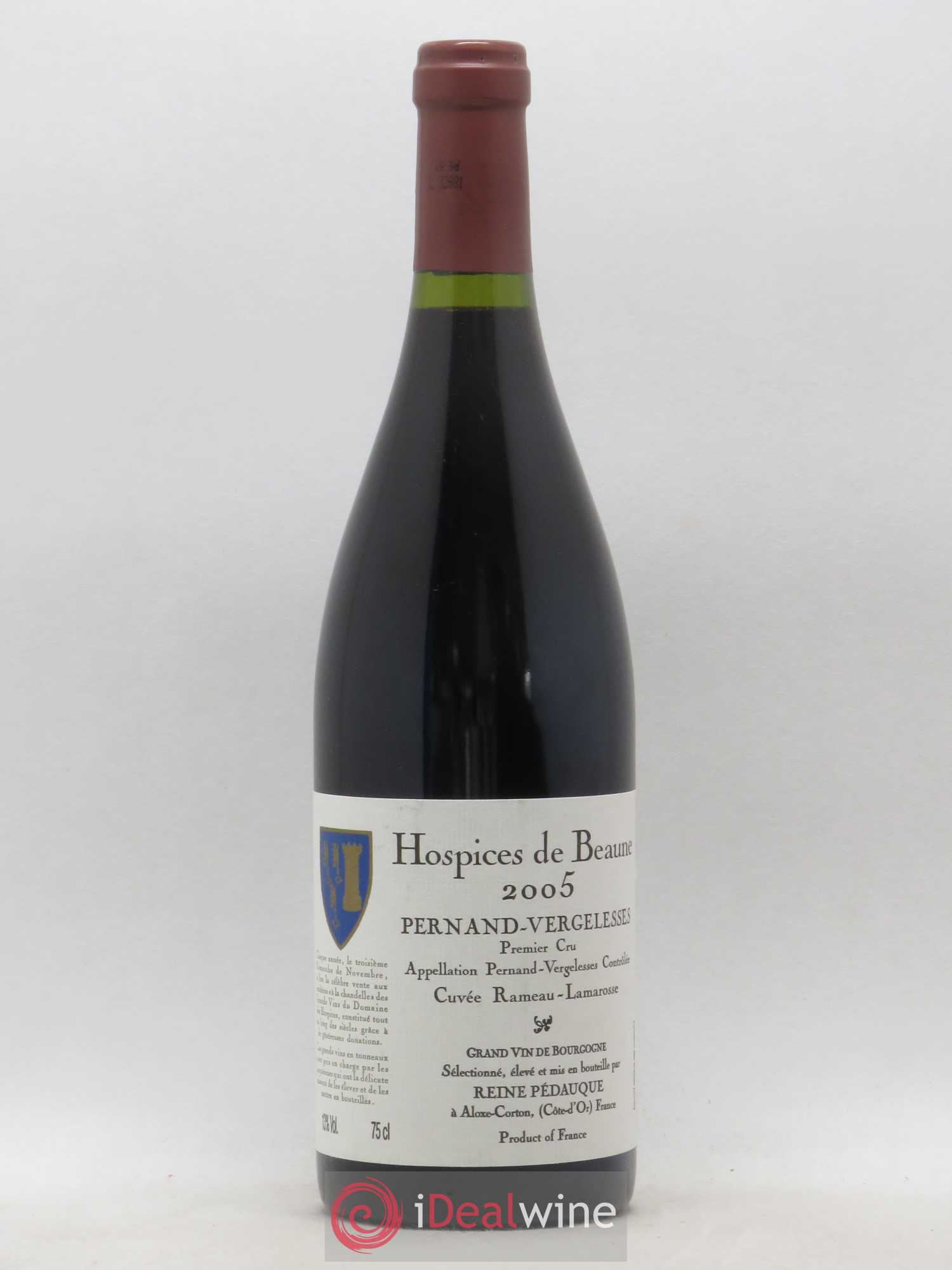 Pernand-Vergelesses 1er Cru Cuvee Rameau Lamarosse Hospices de Beaune Reine Pédauque 2005 - Posten von 1 Flasche - 0