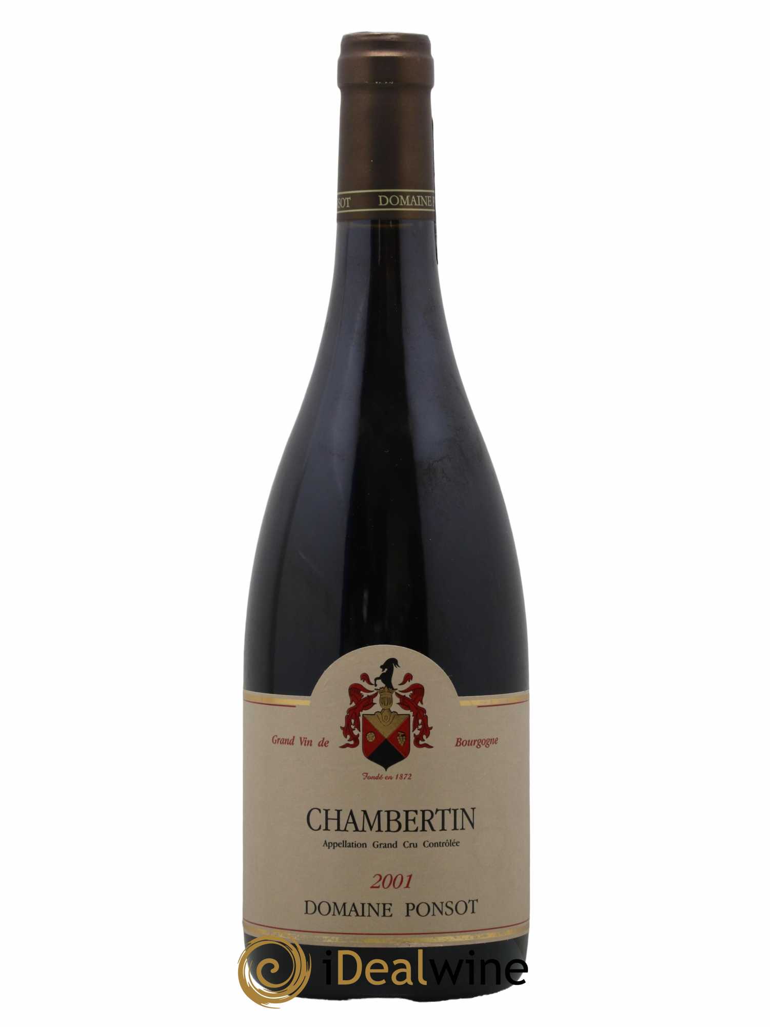 Chambertin Grand Cru Ponsot (Domaine) 2001 - Lot de 1 bouteille - 0
