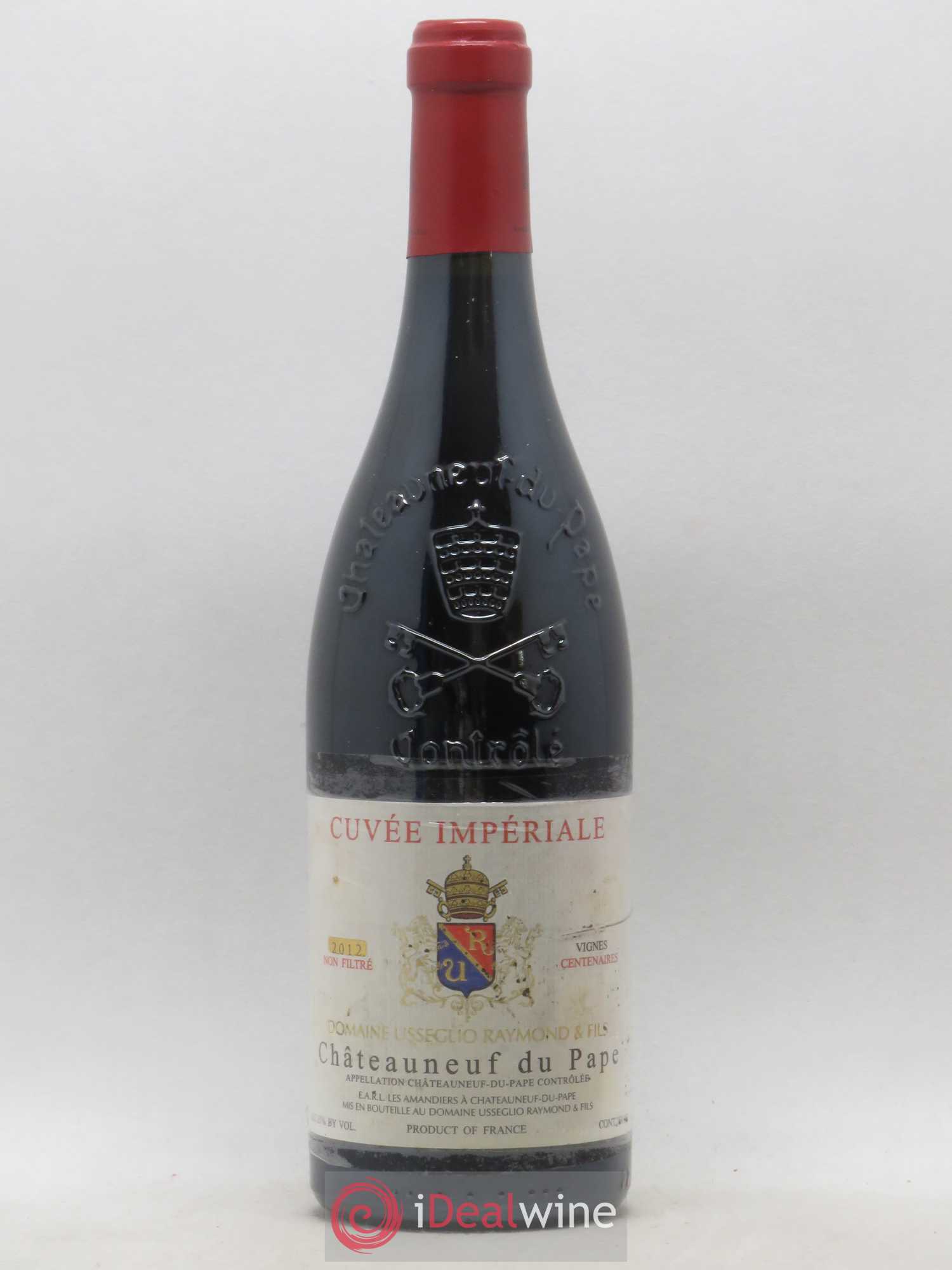 Châteauneuf-du-Pape Cuvée Impériale Raymond Usseglio & Fils (Domaine) 2012 - Lot de 1 bouteille - 0