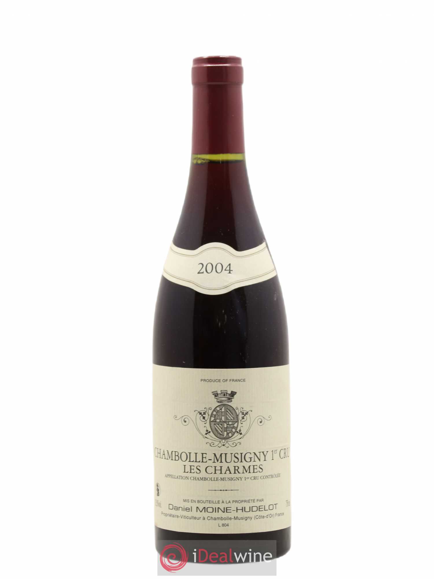 Chambolle-Musigny 1er Cru Les Charmes Moine-Hudelot (Domaine) 2004 - Lot de 1 bouteille - 0