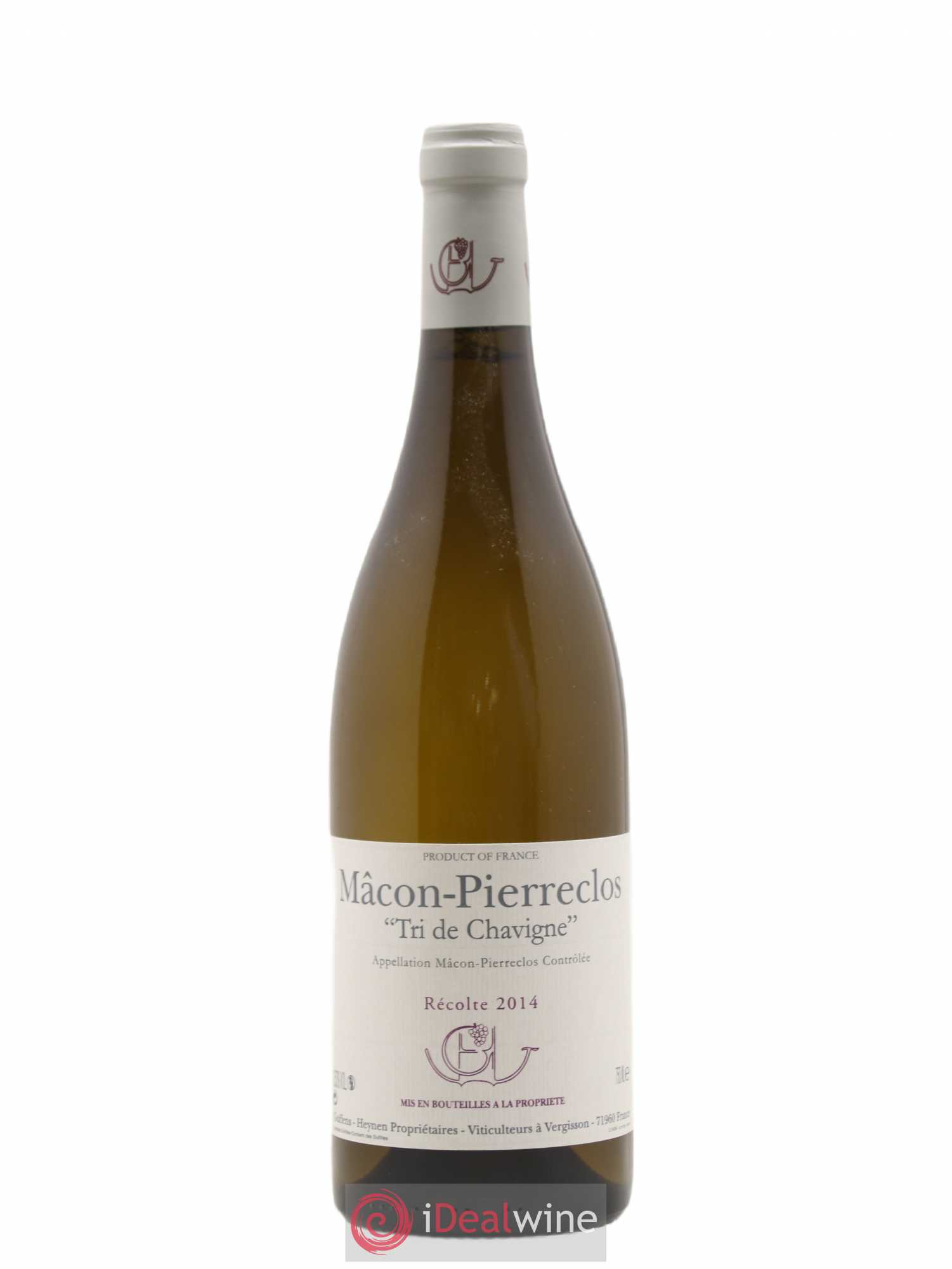 Mâcon-Pierreclos Tri de Chavigne Guffens-Heynen 2014 - Lot de 1 bouteille - 0