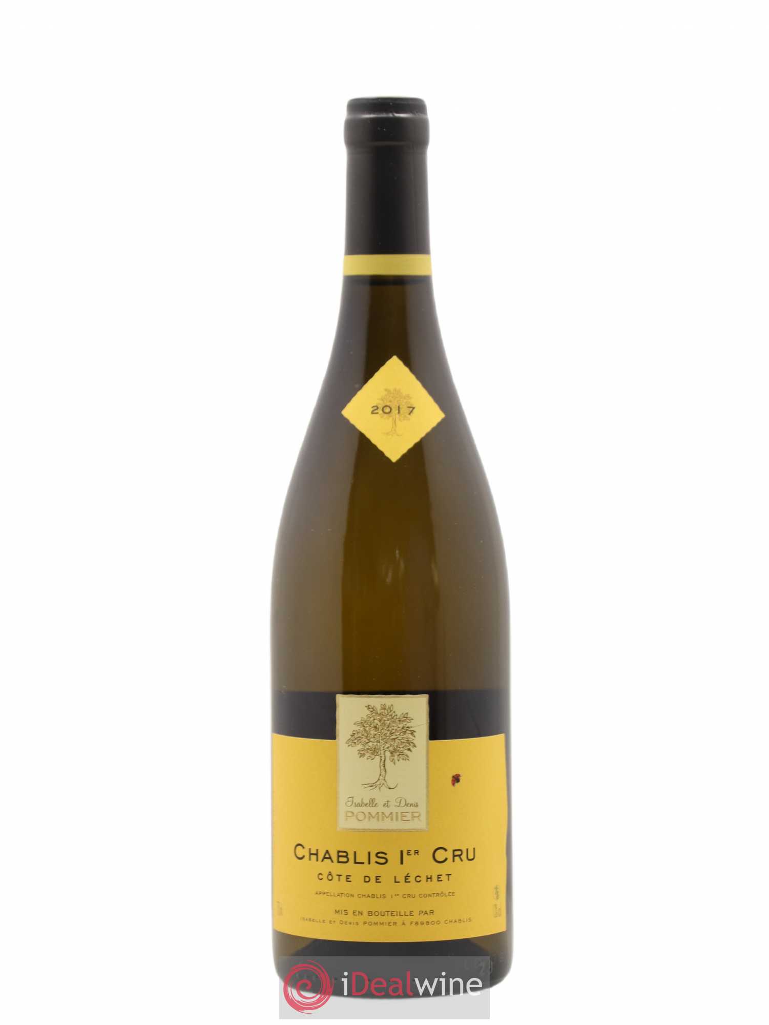 Chablis 1er Cru Côte de Lechet Isabelle et Denis Pommier 2017 - Lot de 1 bouteille - 0