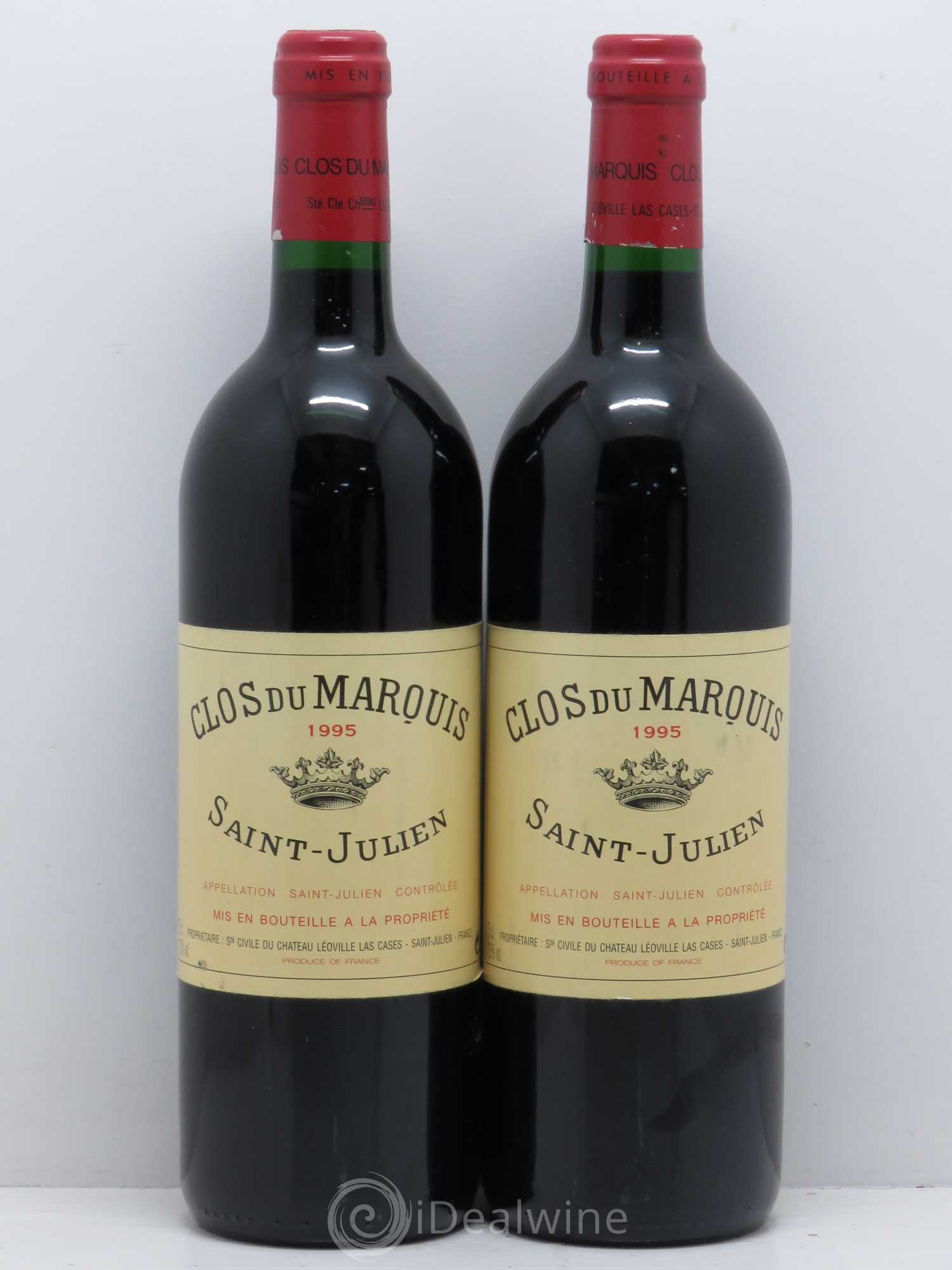 Clos du Marquis 1995 - Lot de 2 bouteilles - 0